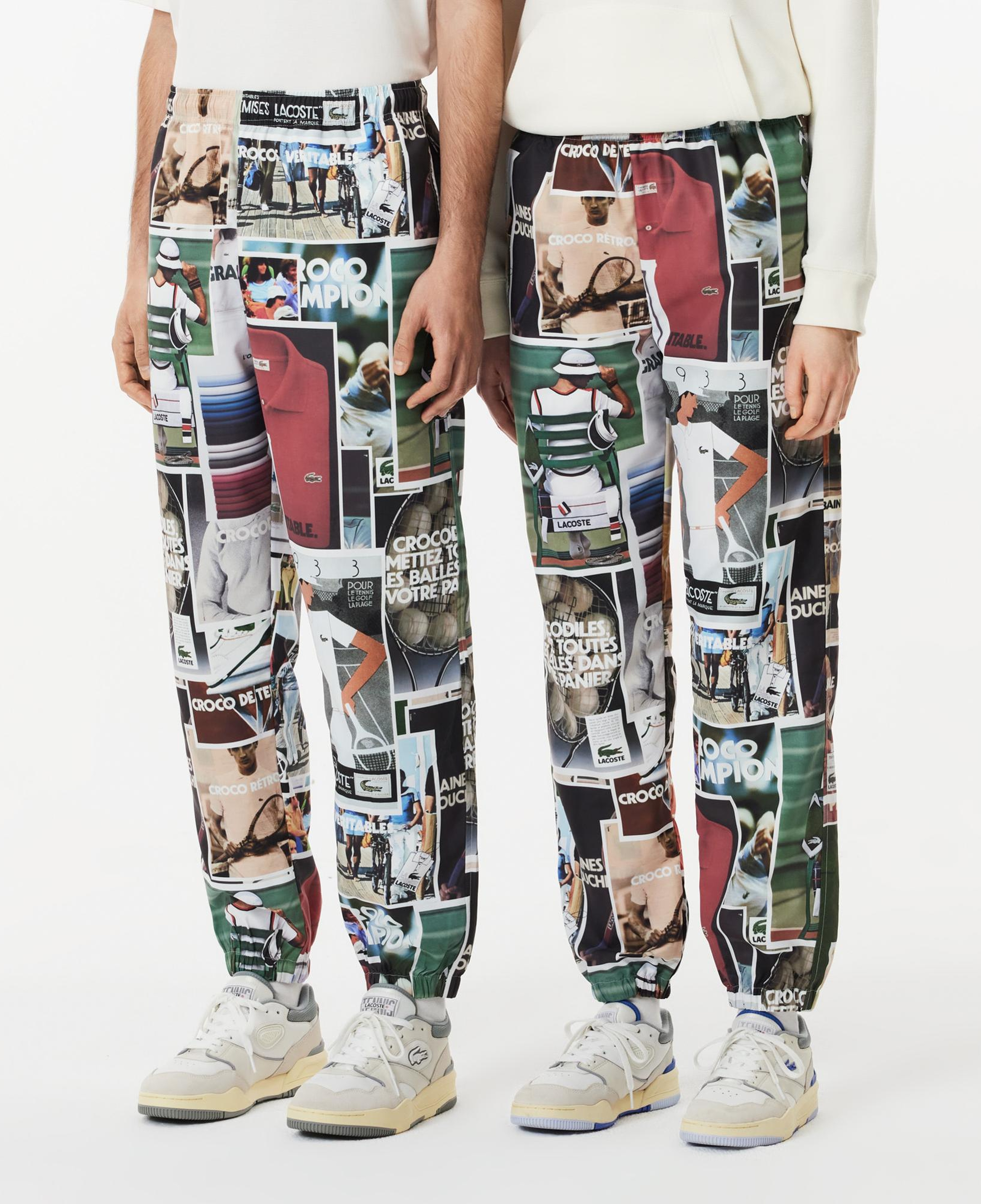 Unisex Regular Fit Baskılı Renkli Eşofman Altı