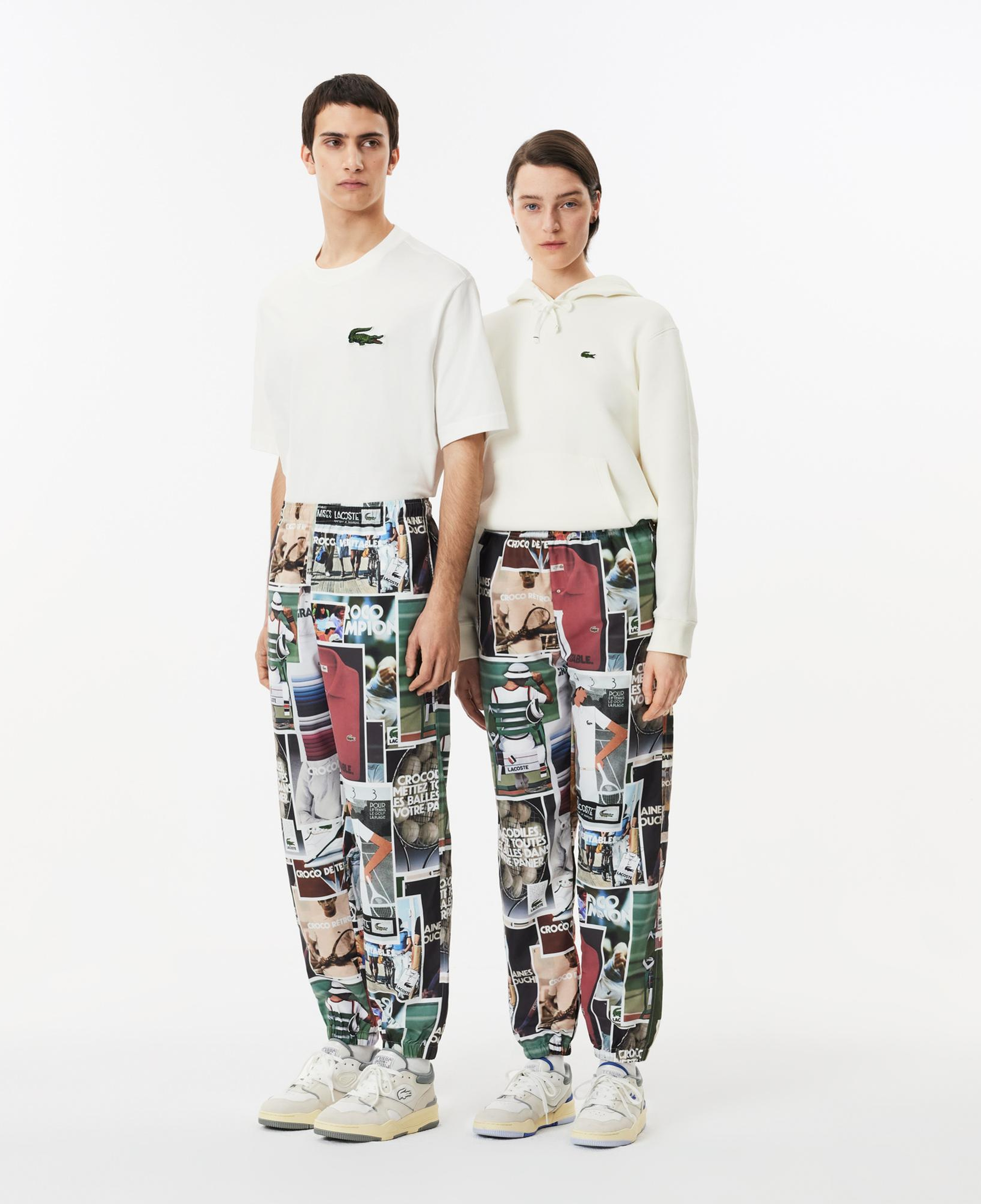 Unisex Regular Fit Baskılı Renkli Eşofman Altı