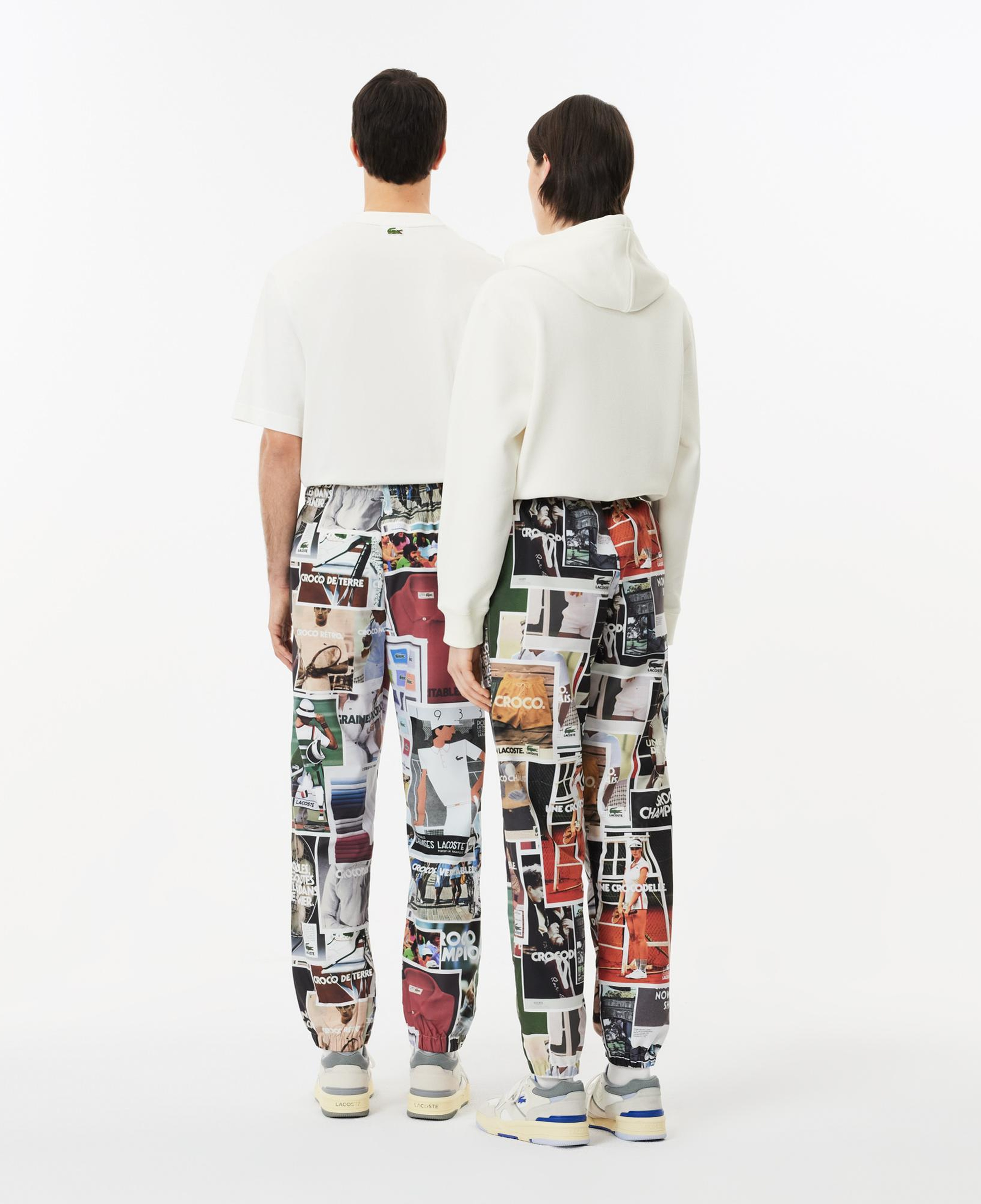 Unisex Regular Fit Baskılı Renkli Eşofman Altı