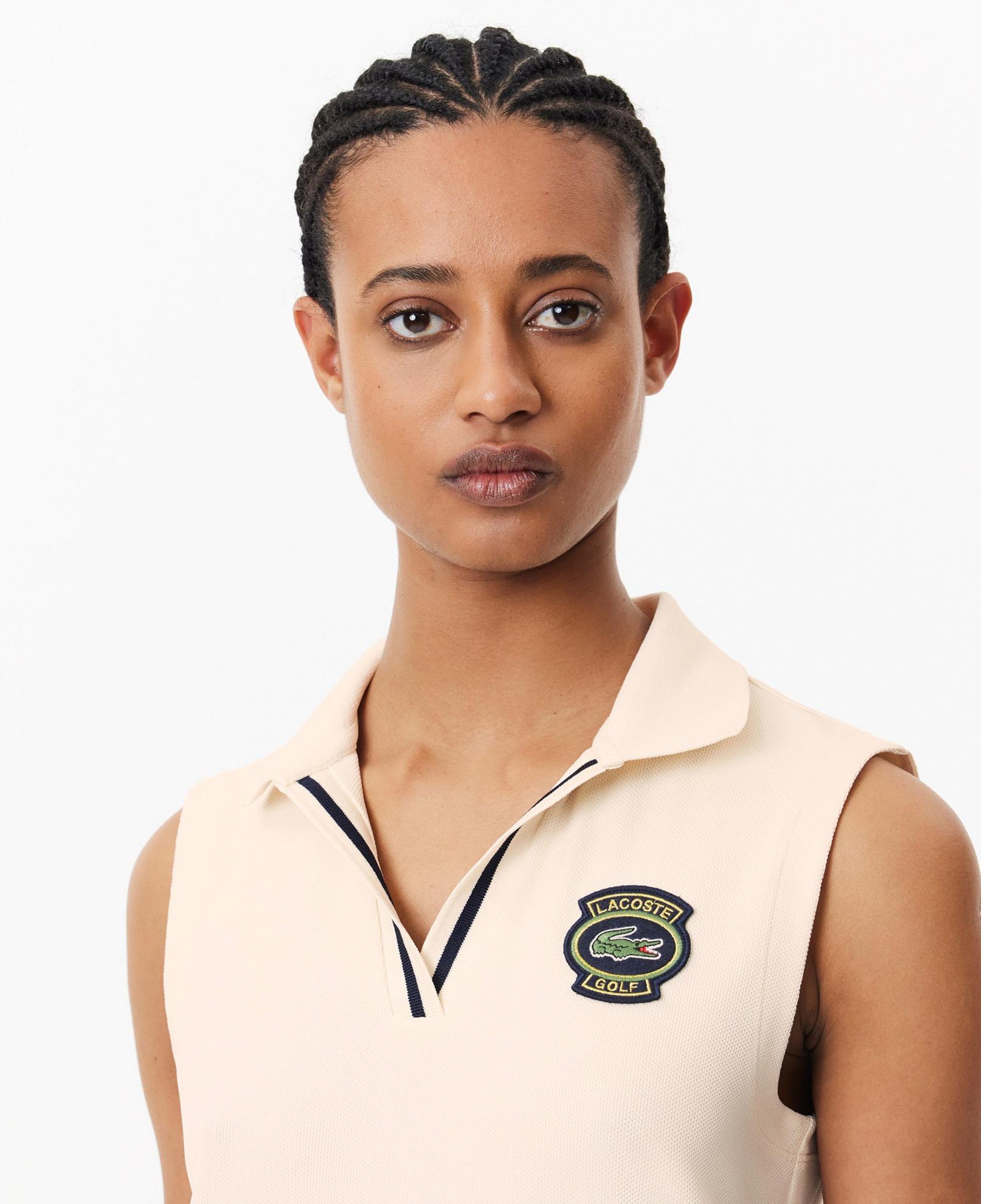 Kadın Slim Fit Bej Polo