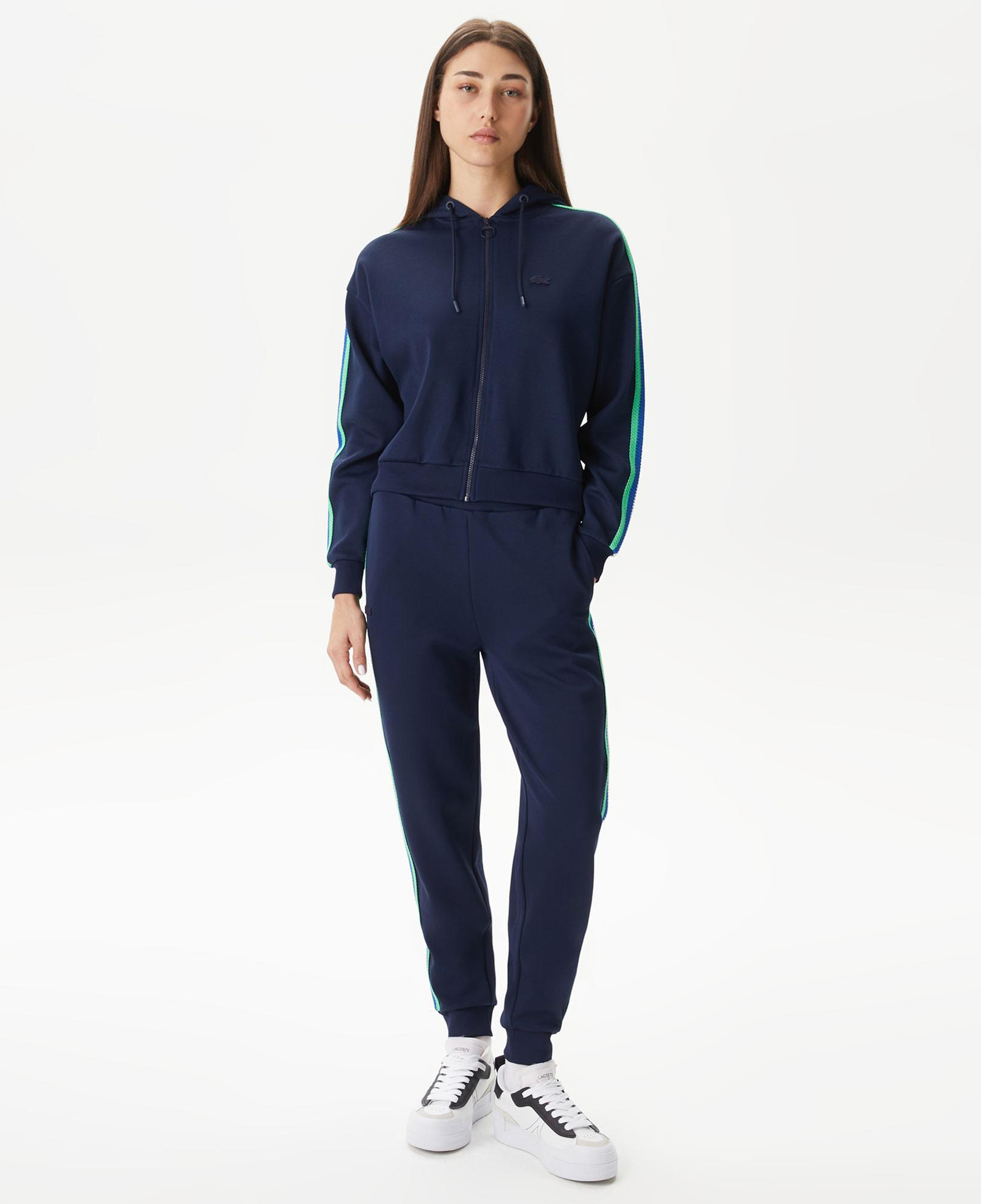 Kadın Relaxed Fit Kapüşonlu Lacivert Sweatshirt