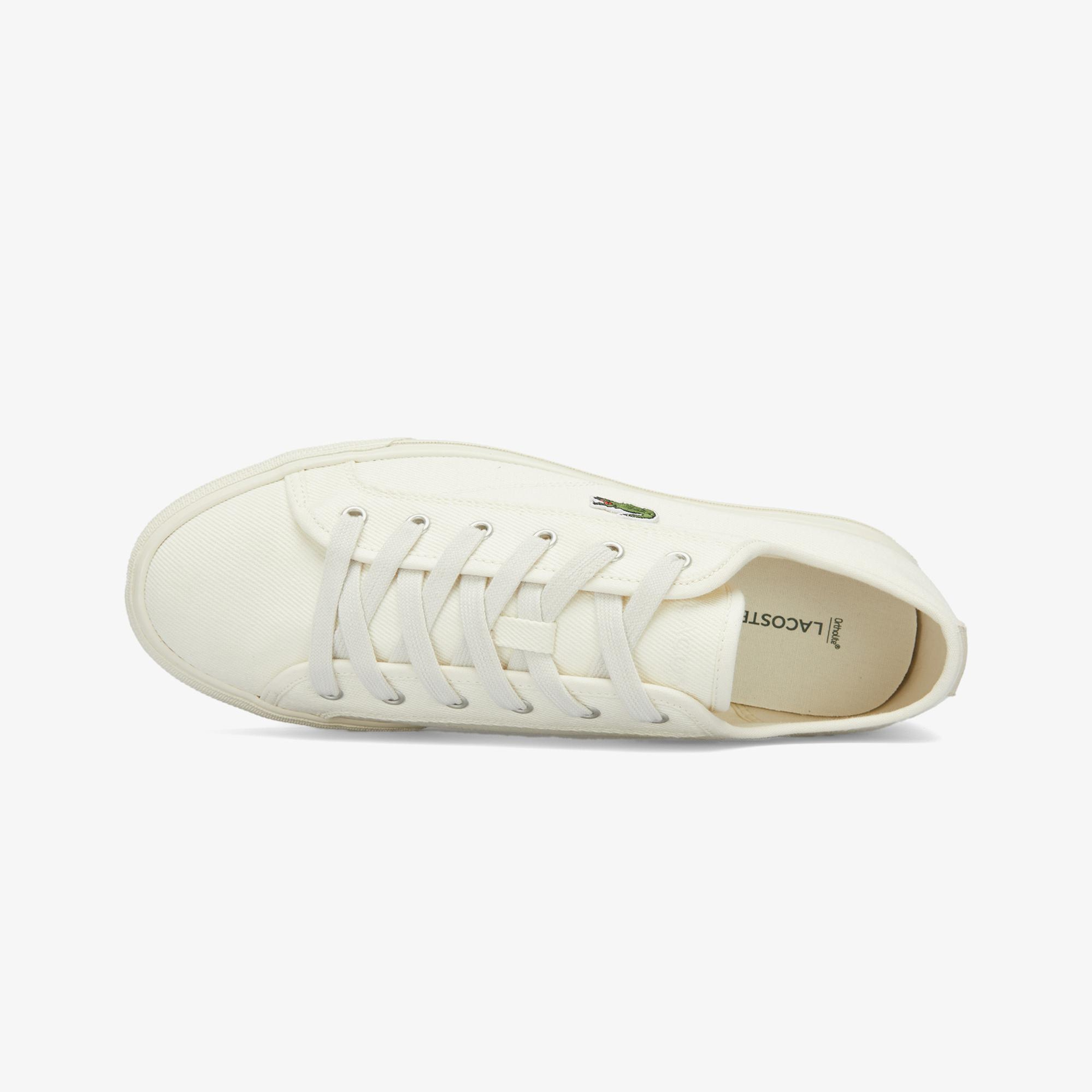 Lacoste Backcourt Erkek Krem Sneaker