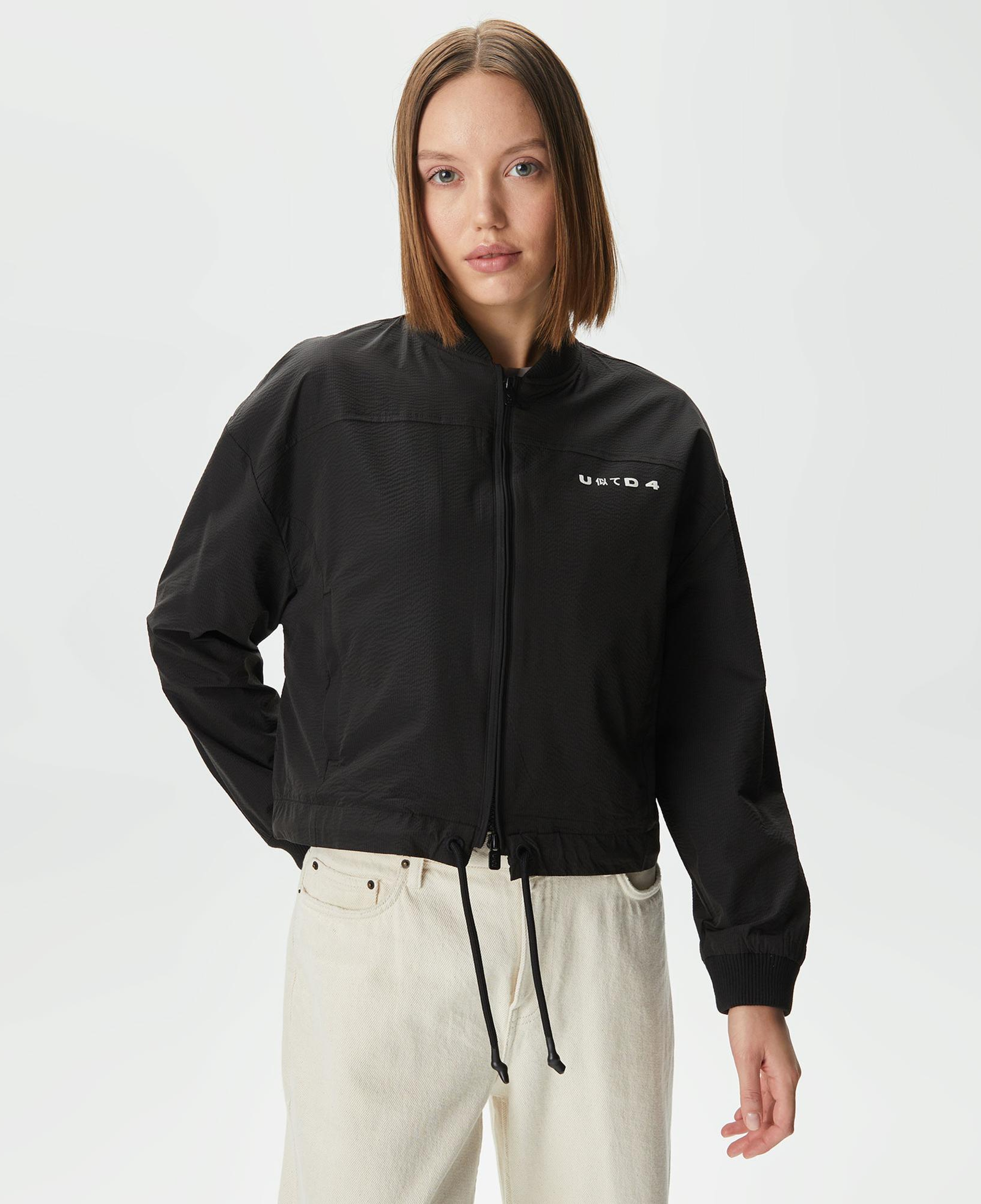 UNITED4 Kadın Siyah Ceket