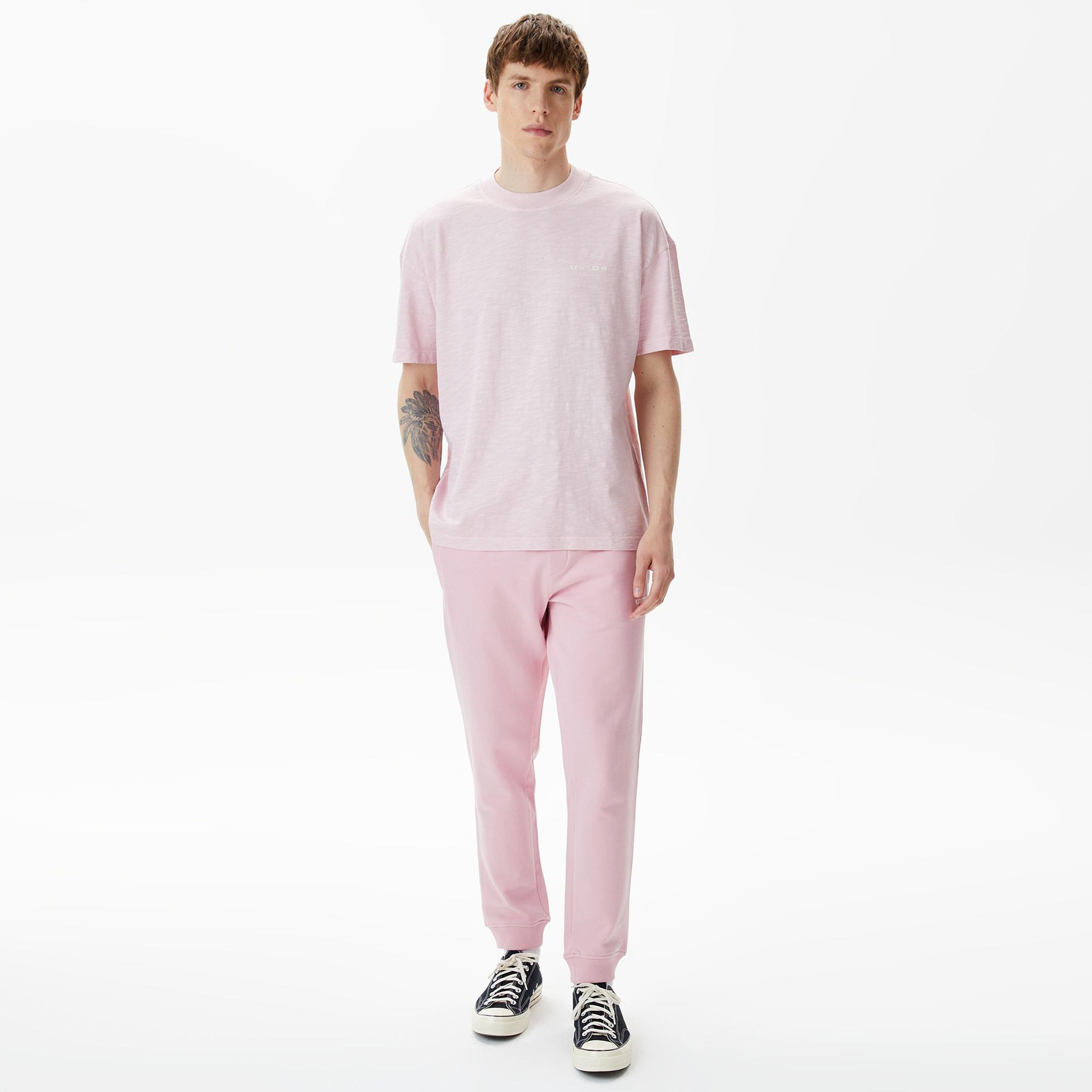 UNITED4 Erkek Pembe Eşofman Altı