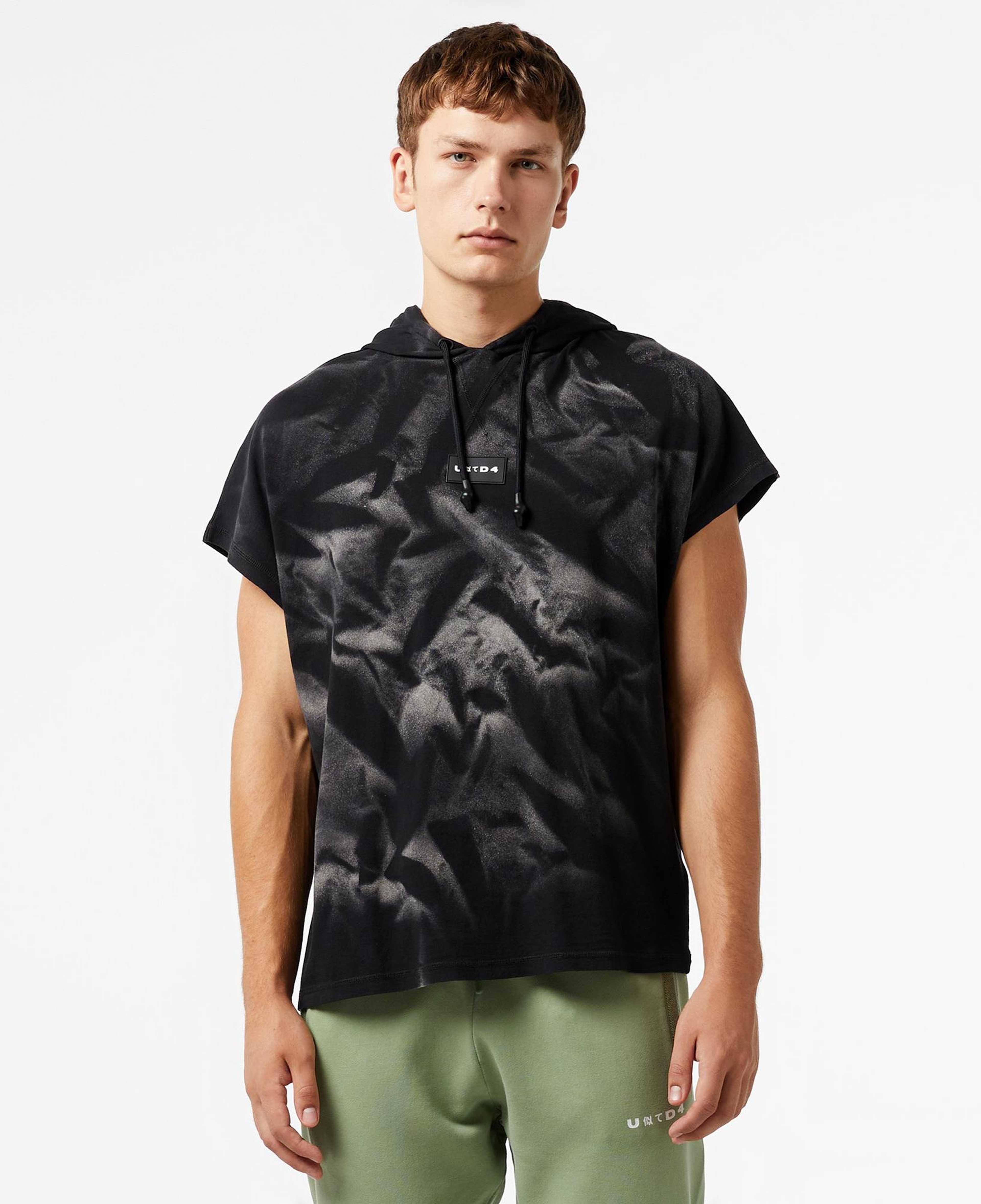 UNITED4 Erkek Siyah T-Shirt