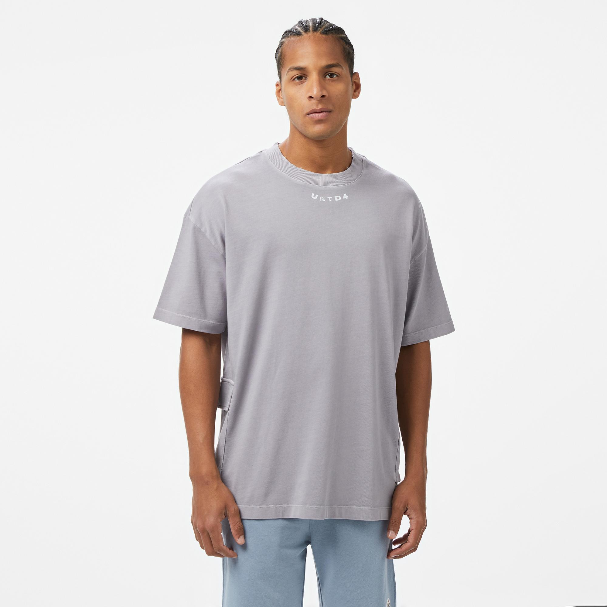 UNITED4 Erkek Gri T-Shirt