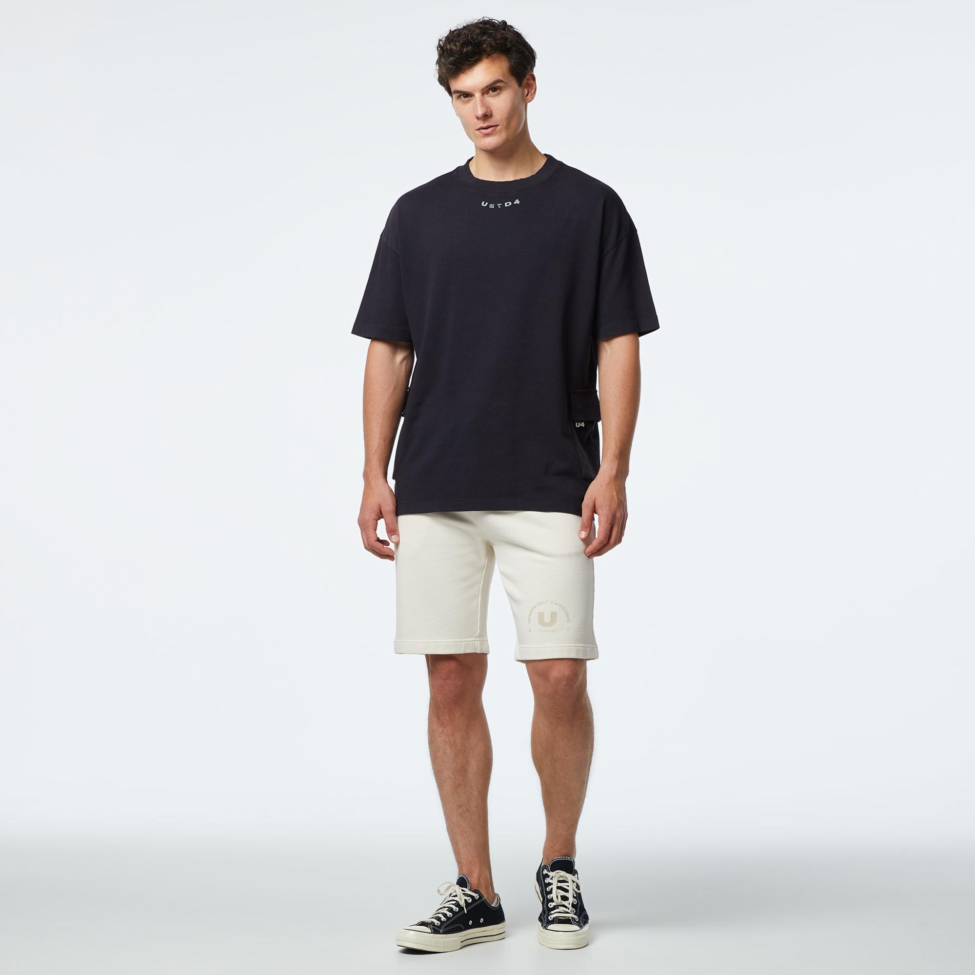 UNITED4 Classic Erkek Siyah T-Shirt