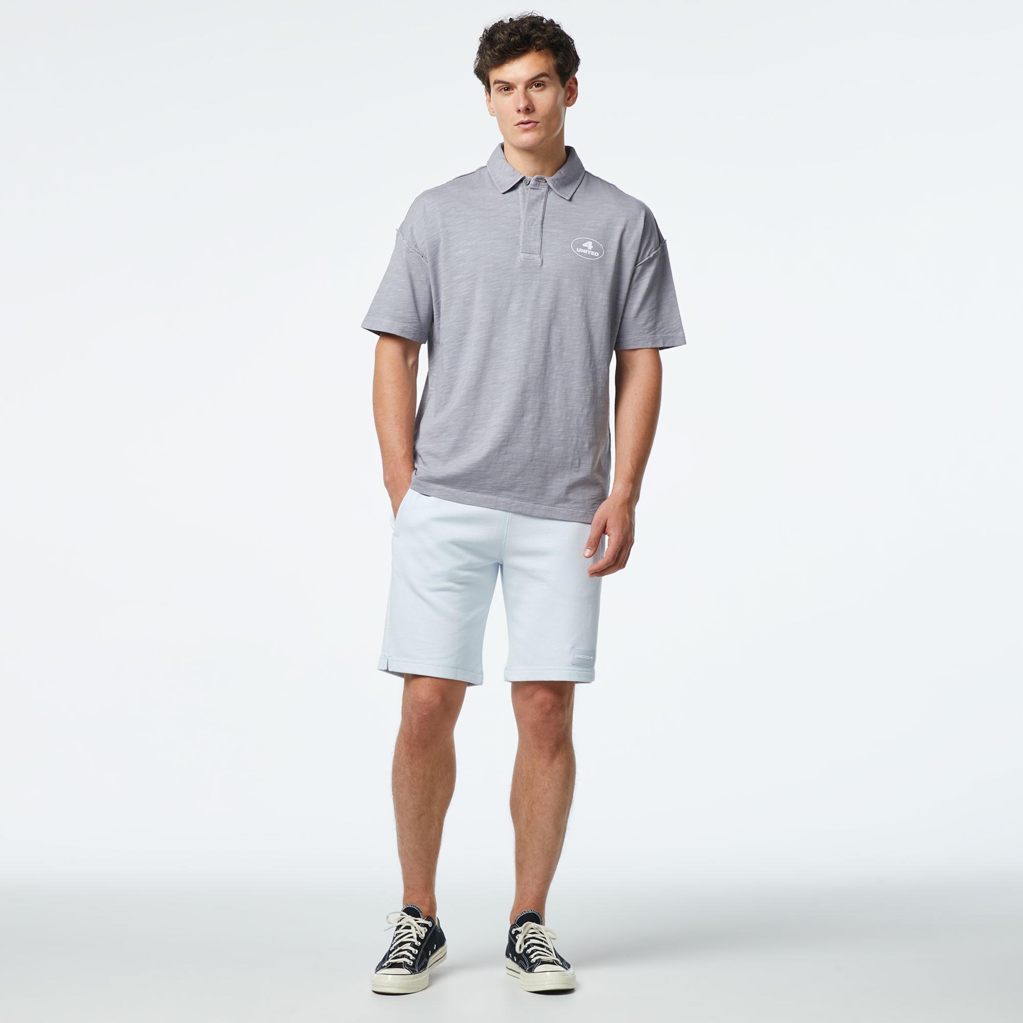 UNITED4 Erkek Mavi Şort