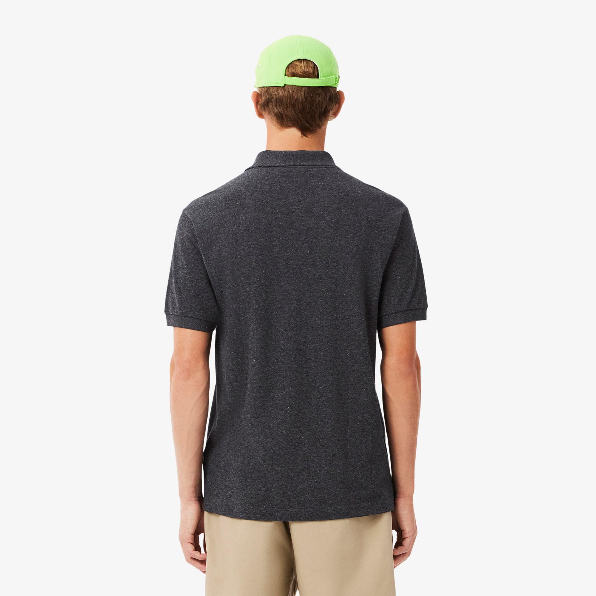 Erkek Classic Fit Gri Polo