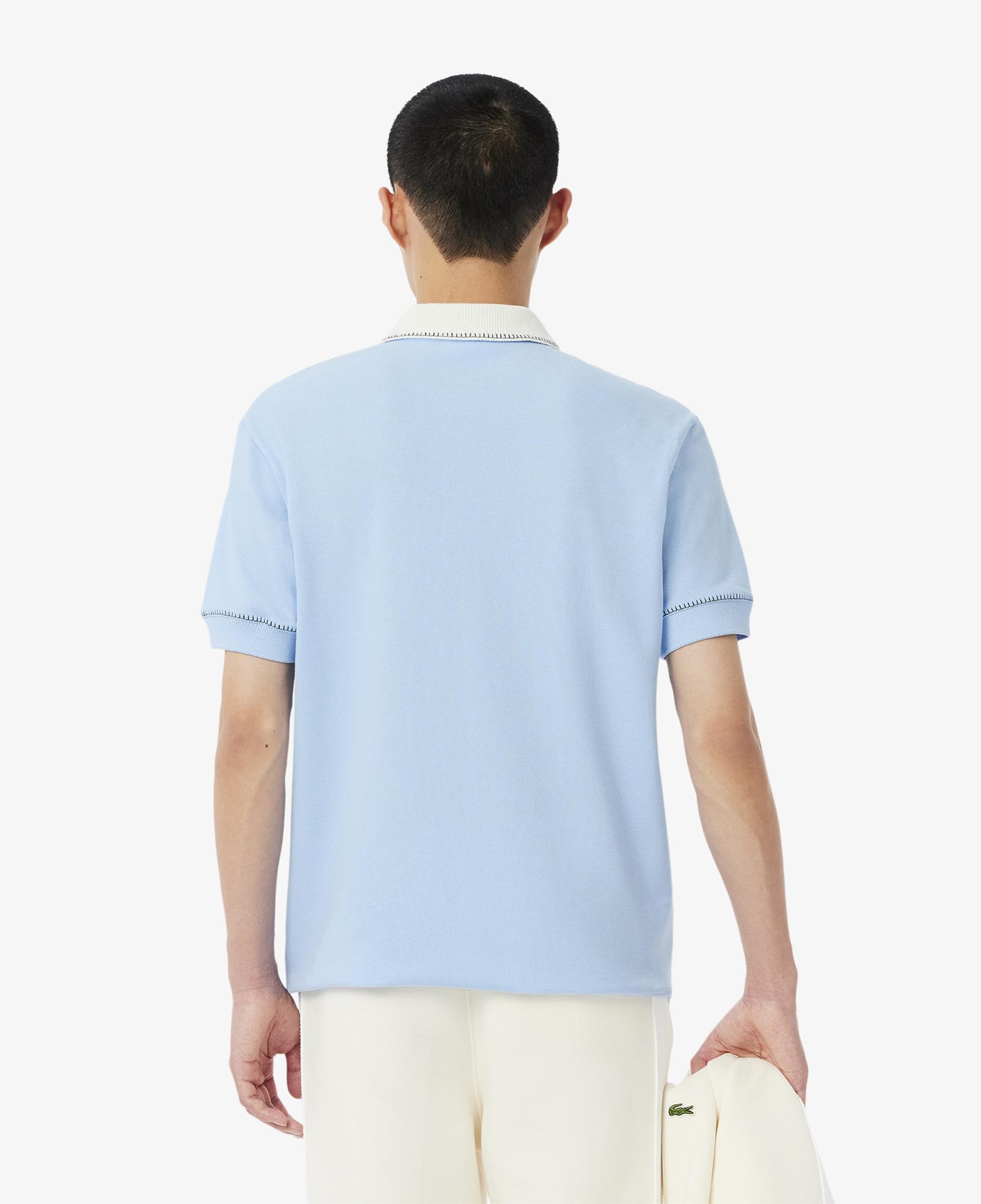 Erkek Classic Fit Mavi Polo