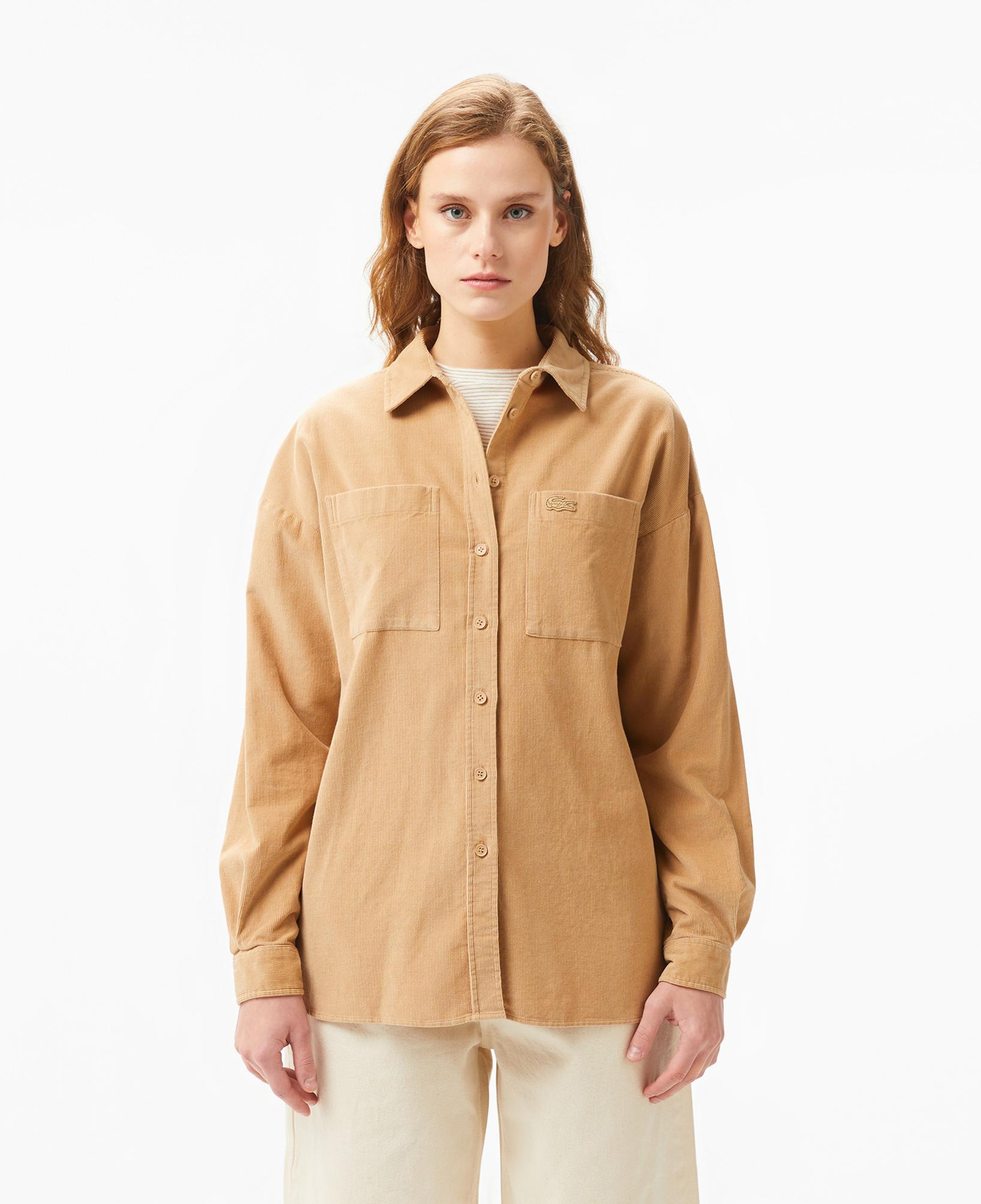 Kadın Relaxed Fit Kahverengi Gömlek