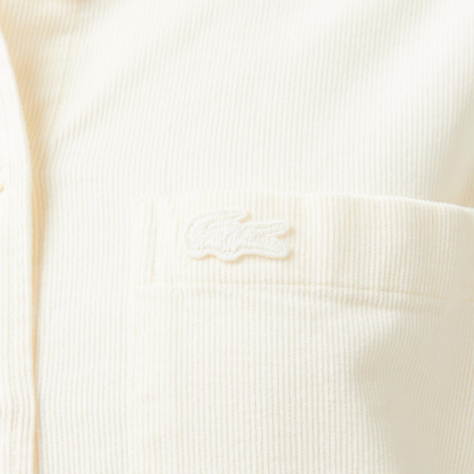 Kadın Relaxed Fit Krem Gömlek