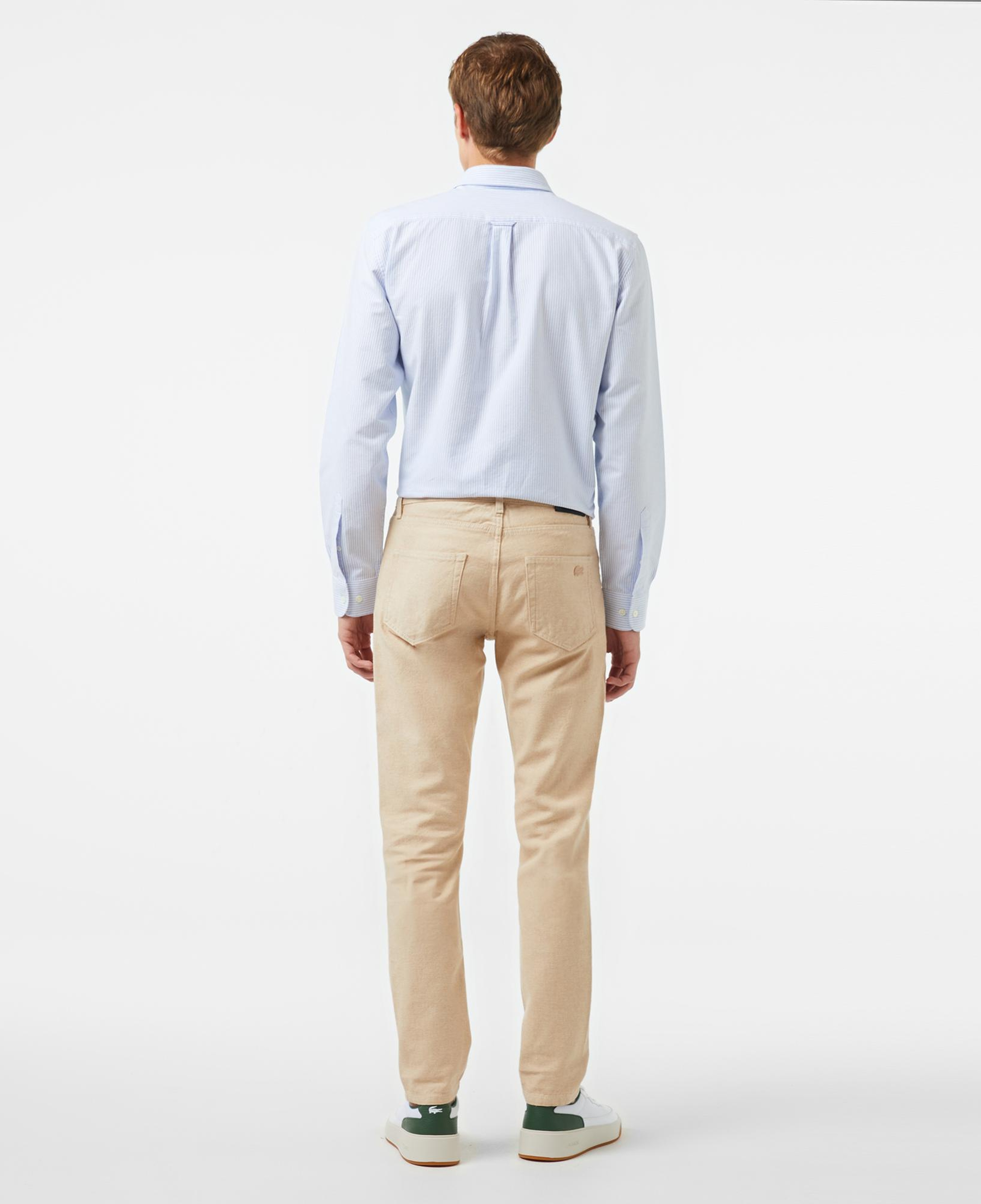 Erkek Slim Fit Chino Bej Pantolon