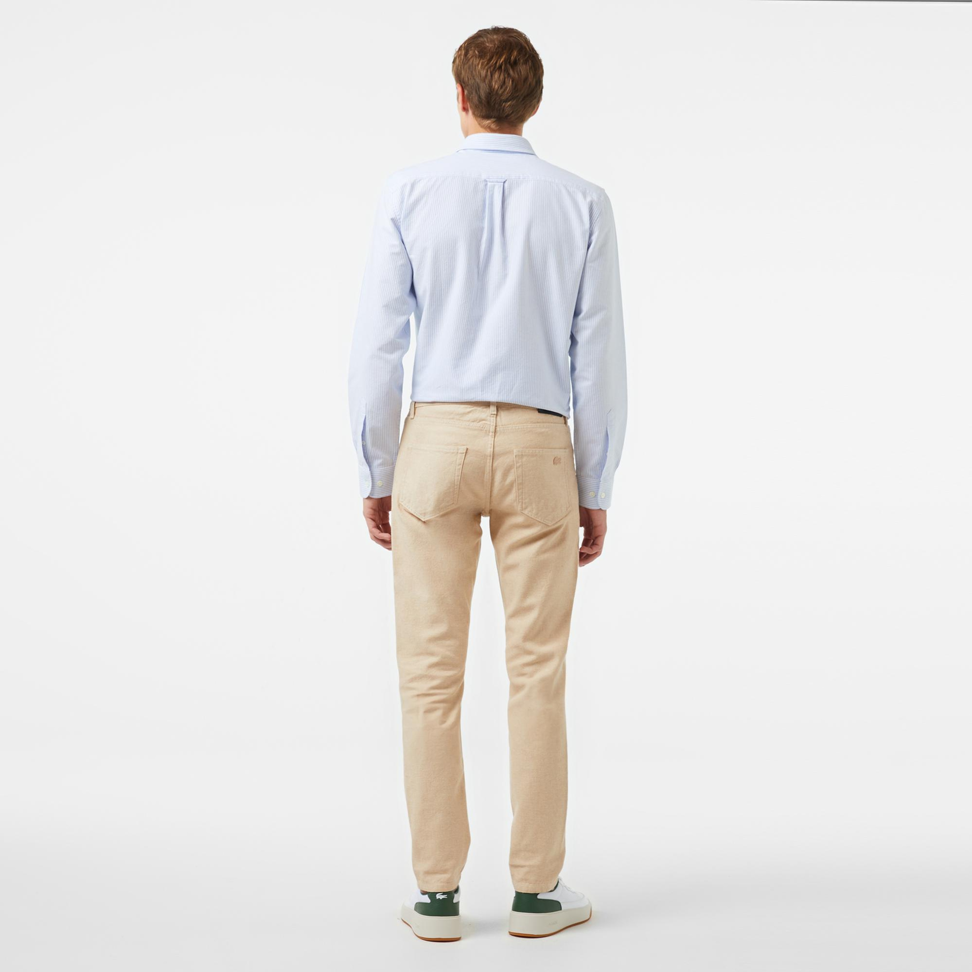 Erkek Slim Fit Chino Bej Pantolon