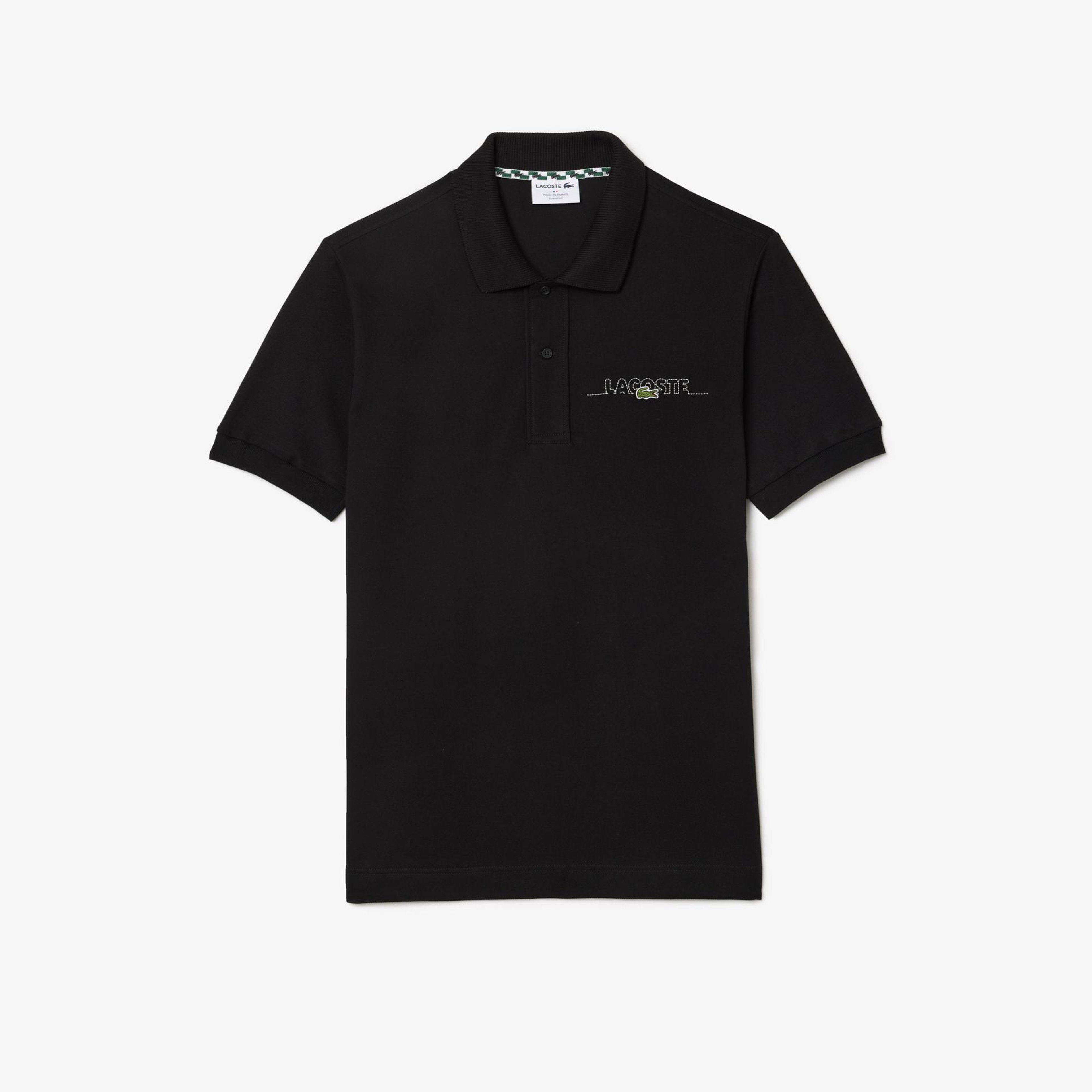 Erkek Classic Fit Siyah Polo