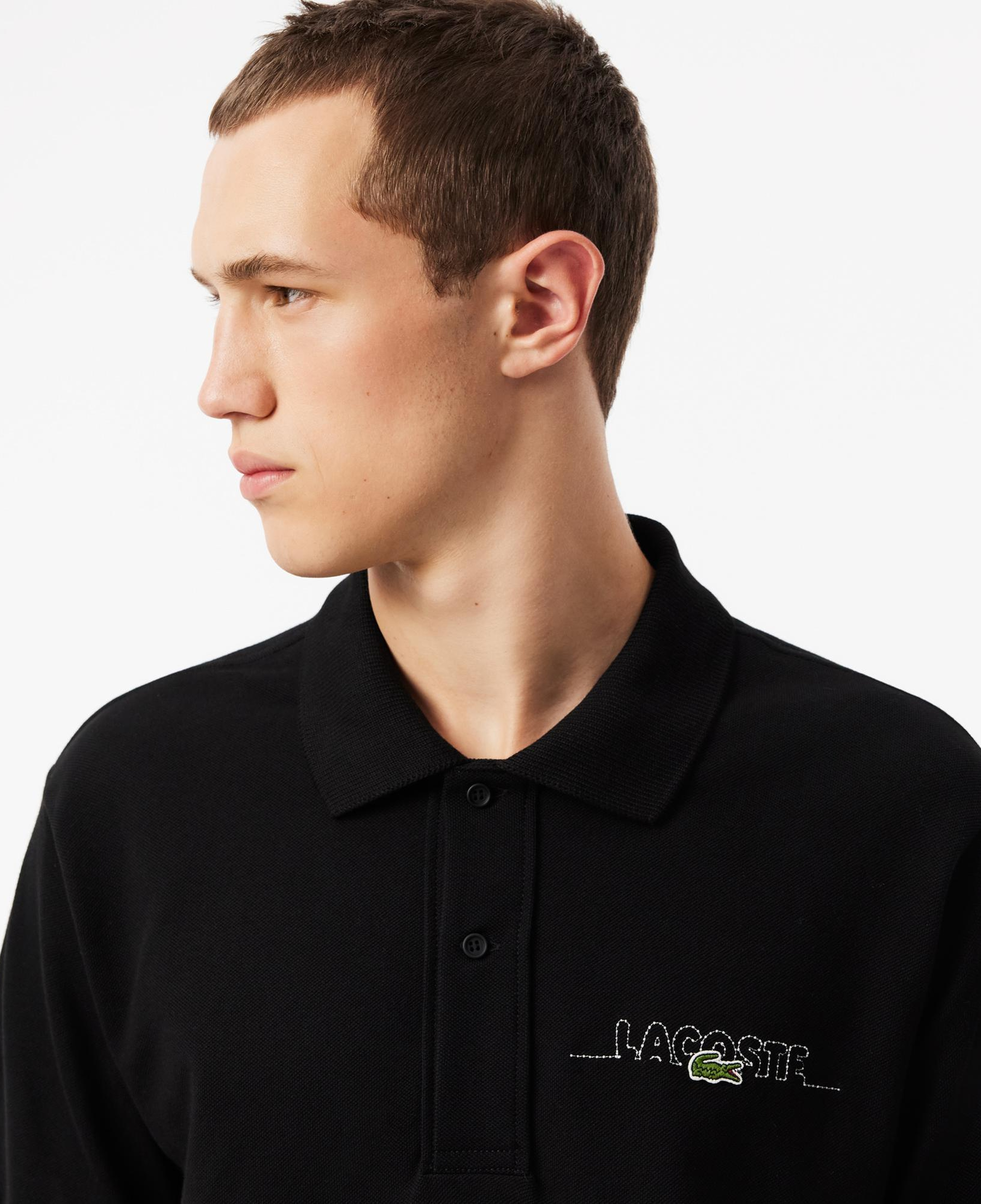 Erkek Classic Fit Siyah Polo