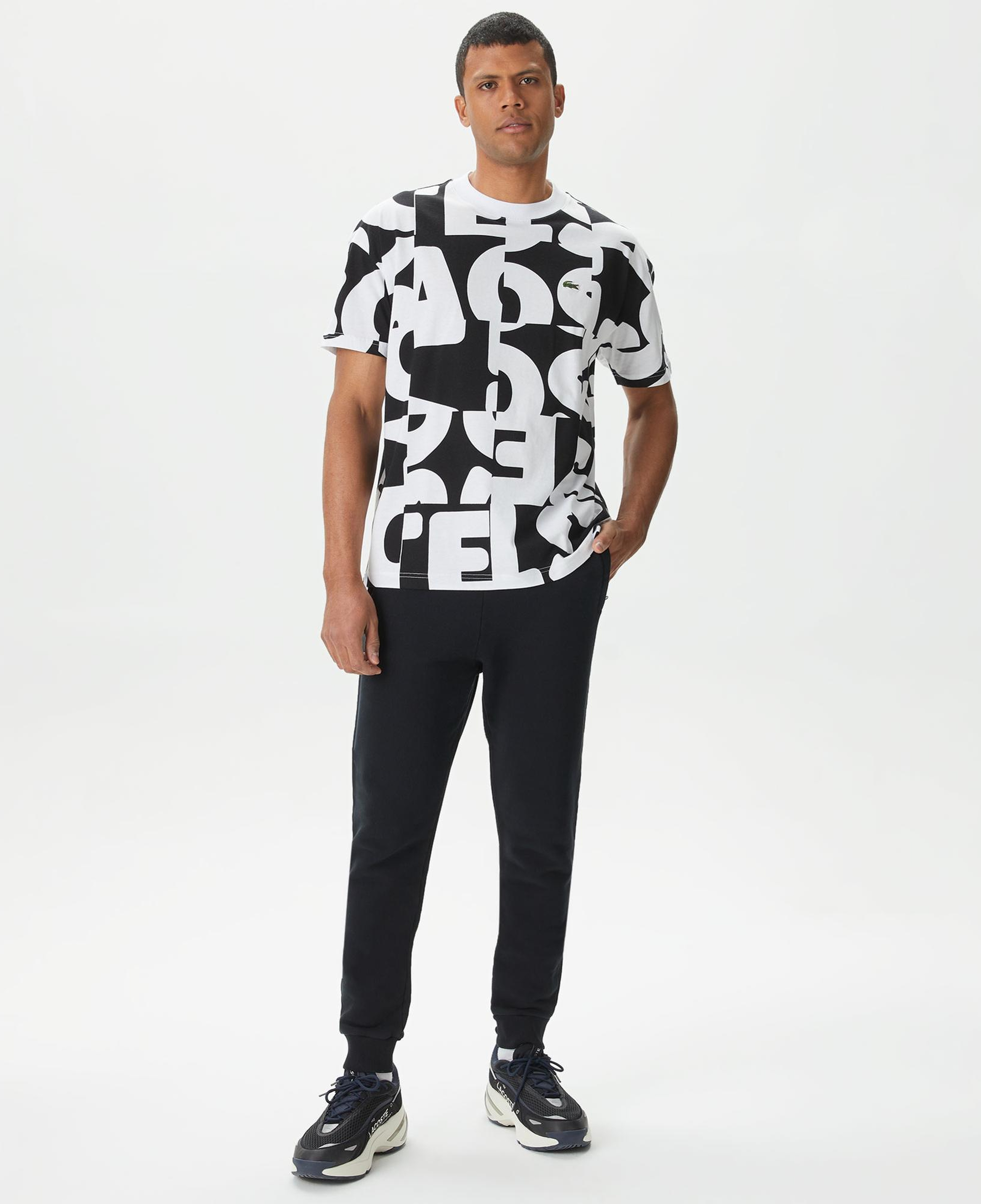 Lacoste Erkek Relaxed Fit Siyah Eşofman Altı