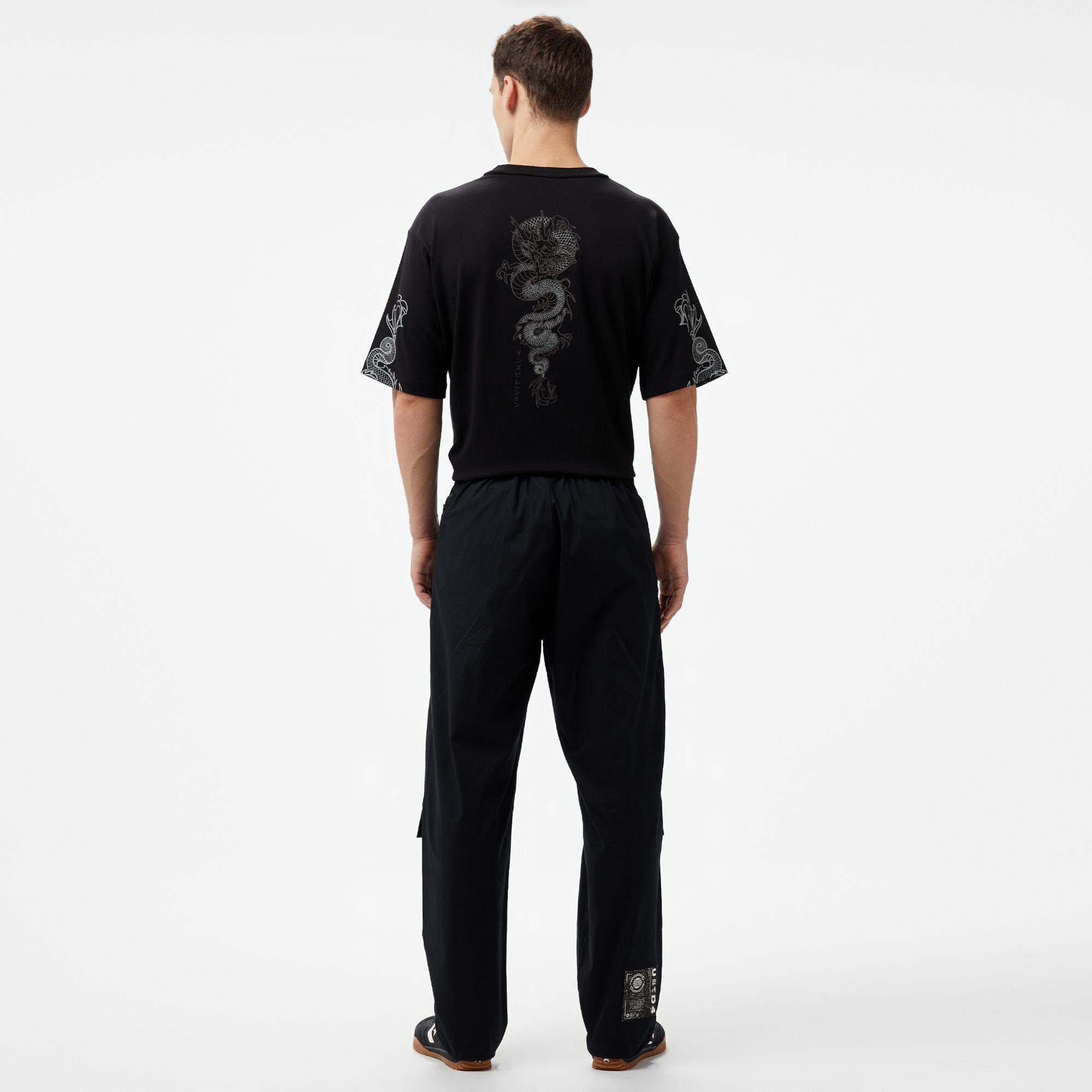 UNITED4 Erkek Siyah Pantolon