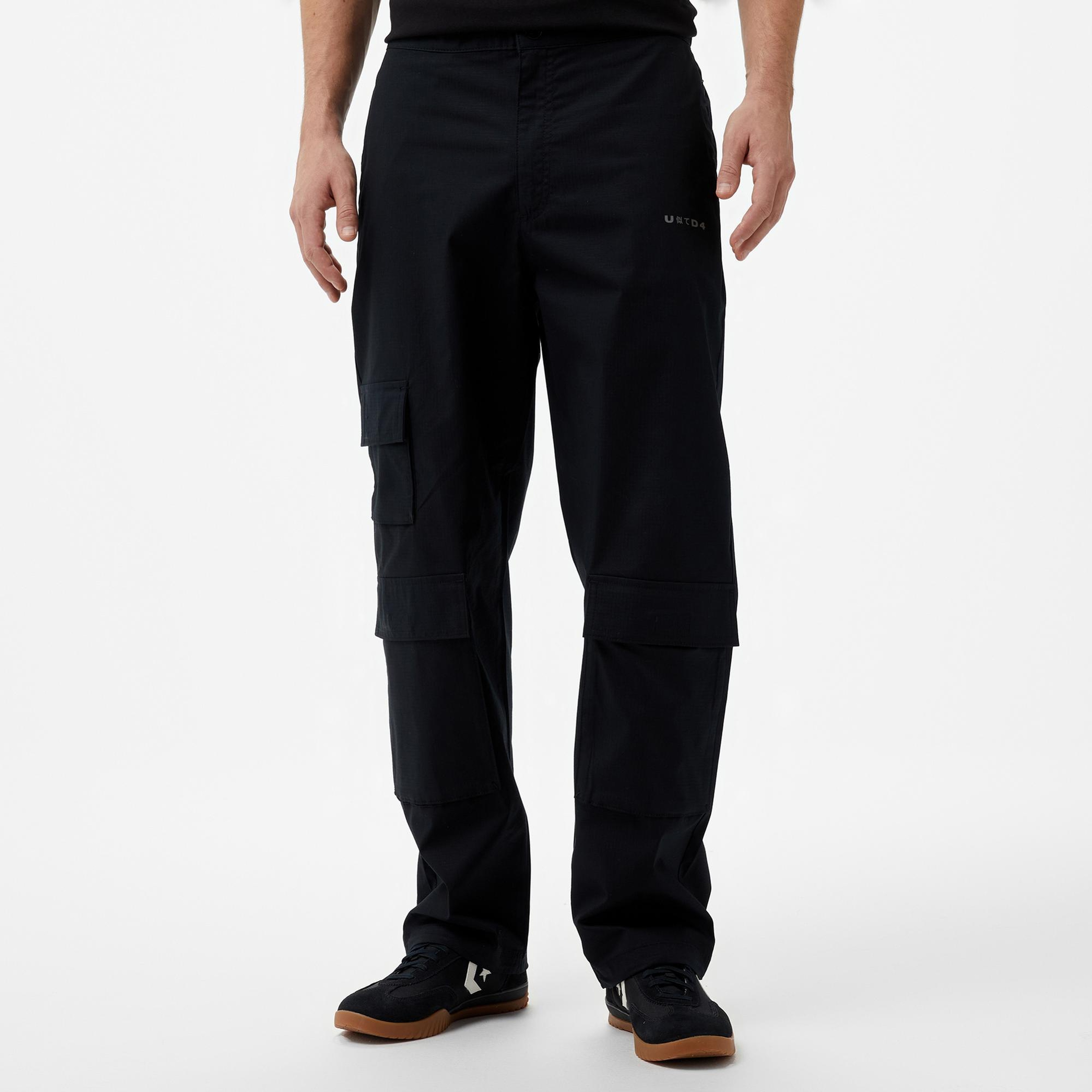 UNITED4 Erkek Siyah Pantolon