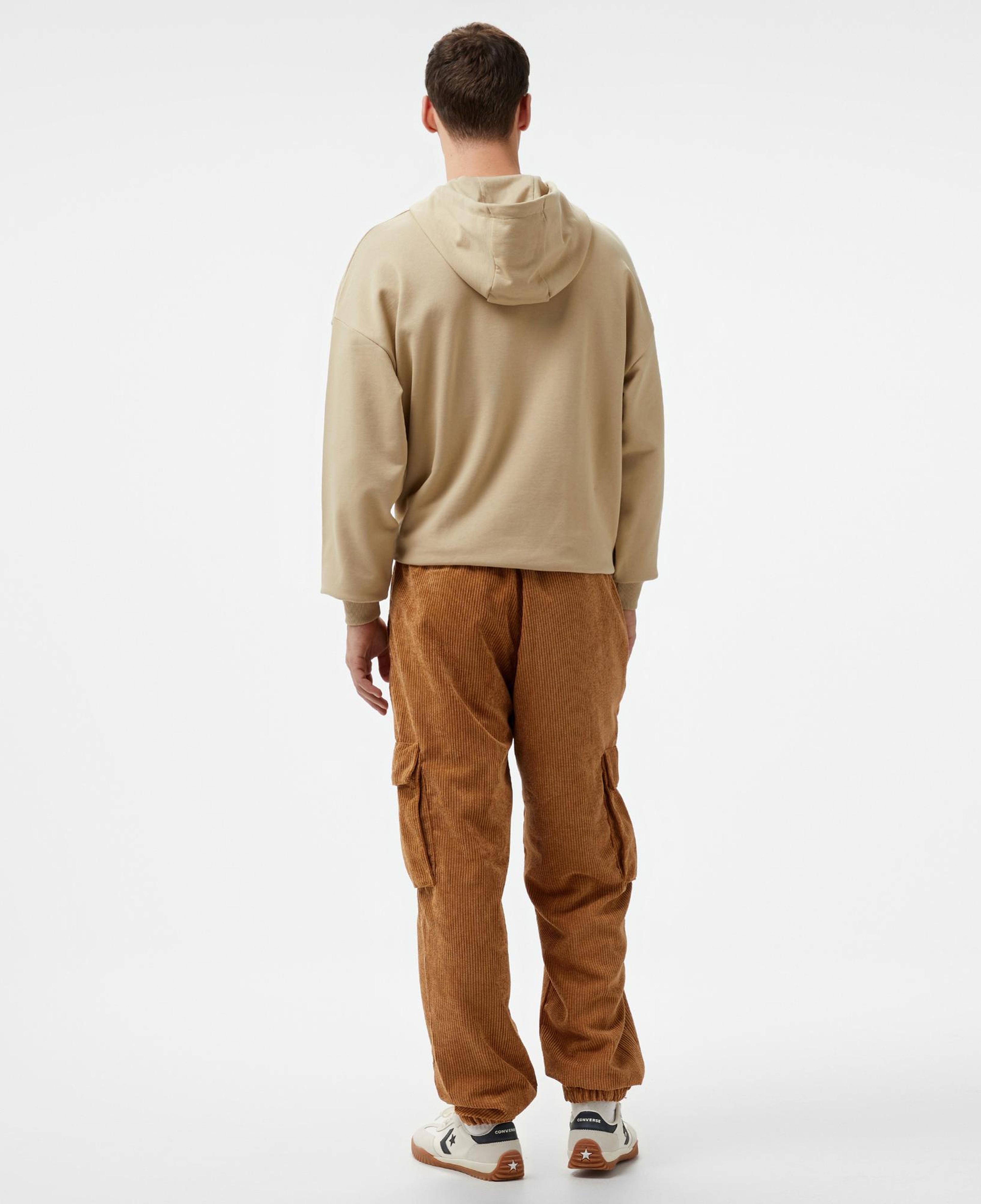 UNITED4 Erkek Kahverengi Kargo Pantolon