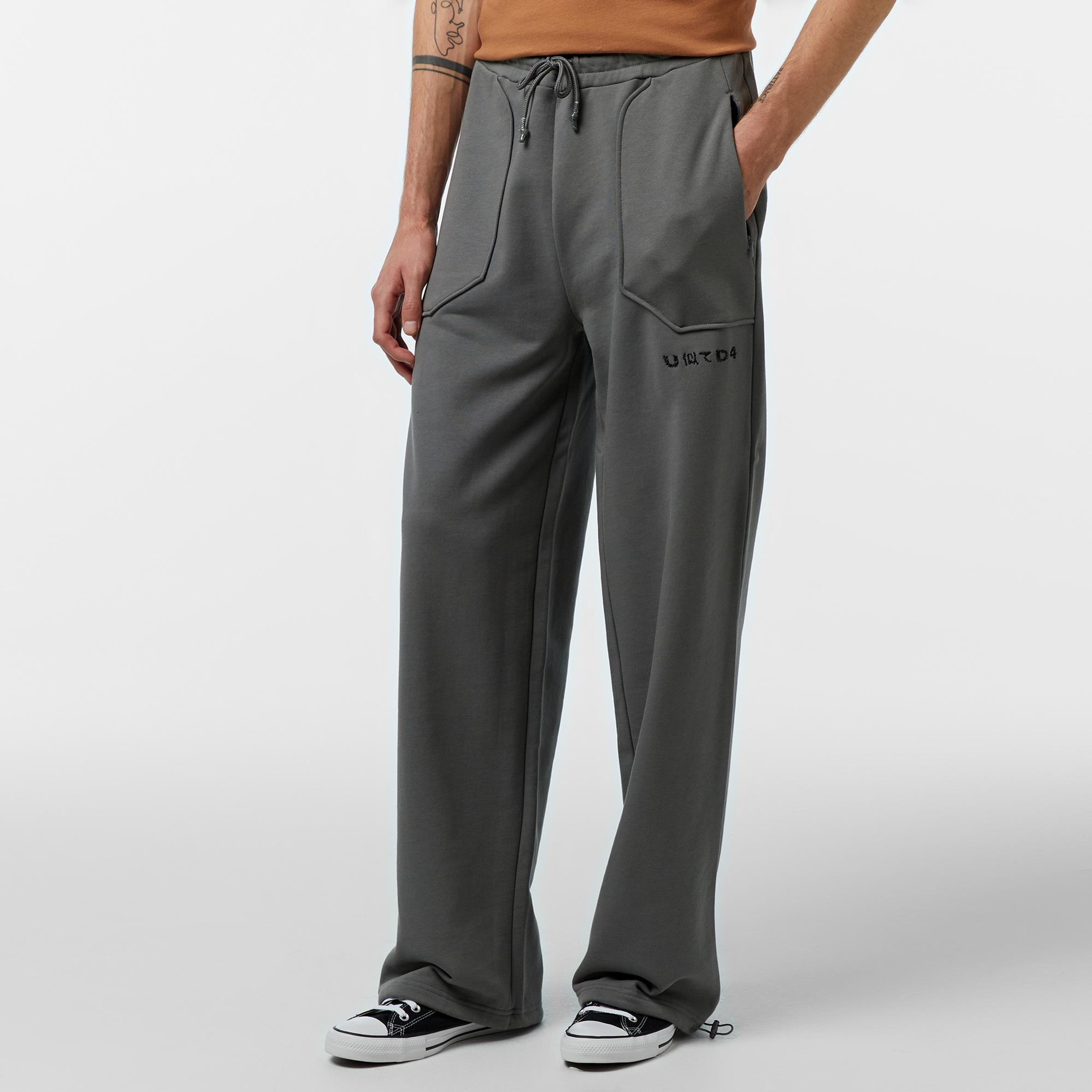 UNITED4 Erkek Gri Eşofman Altı