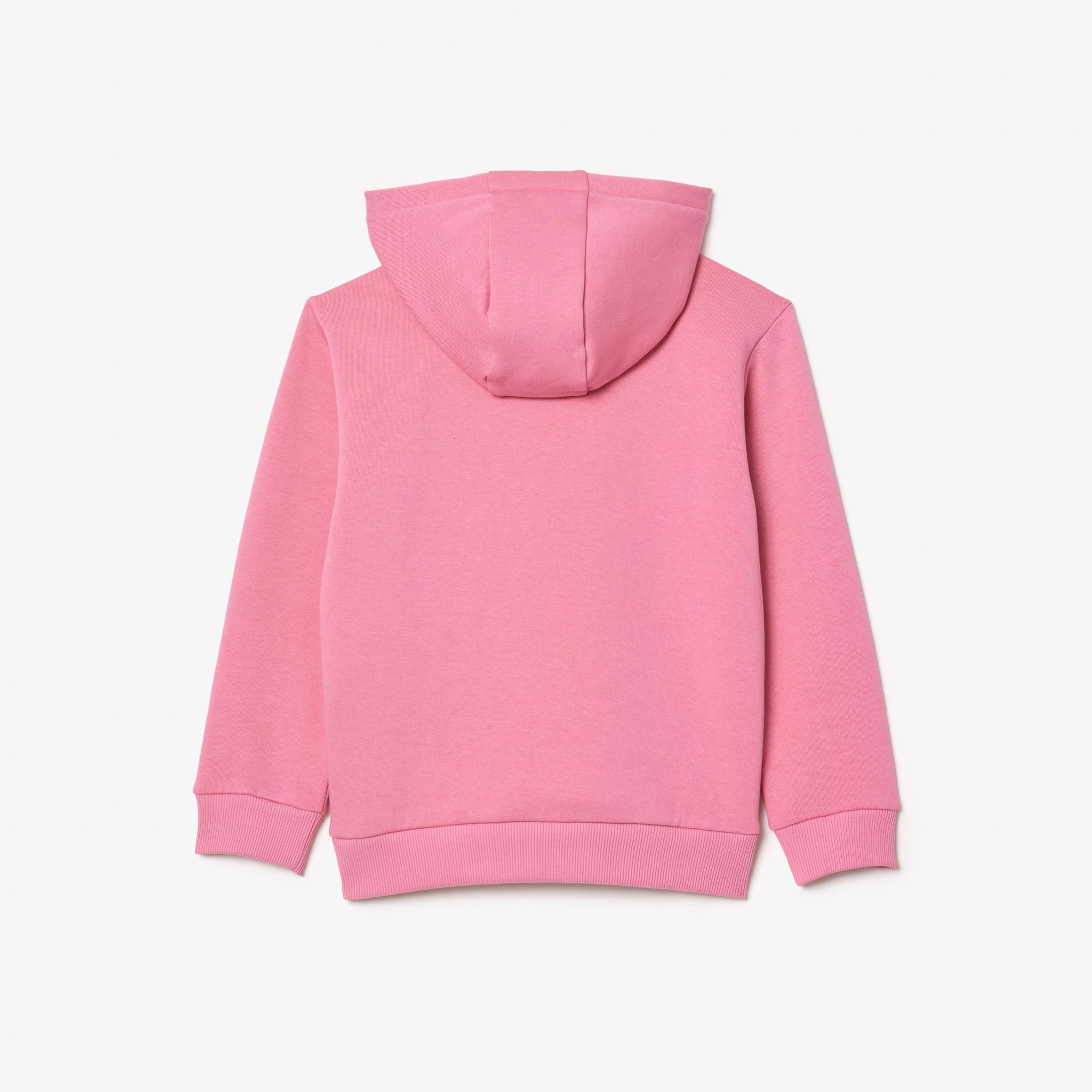 Çocuk Kapüşonlu Pembe Sweatshirt