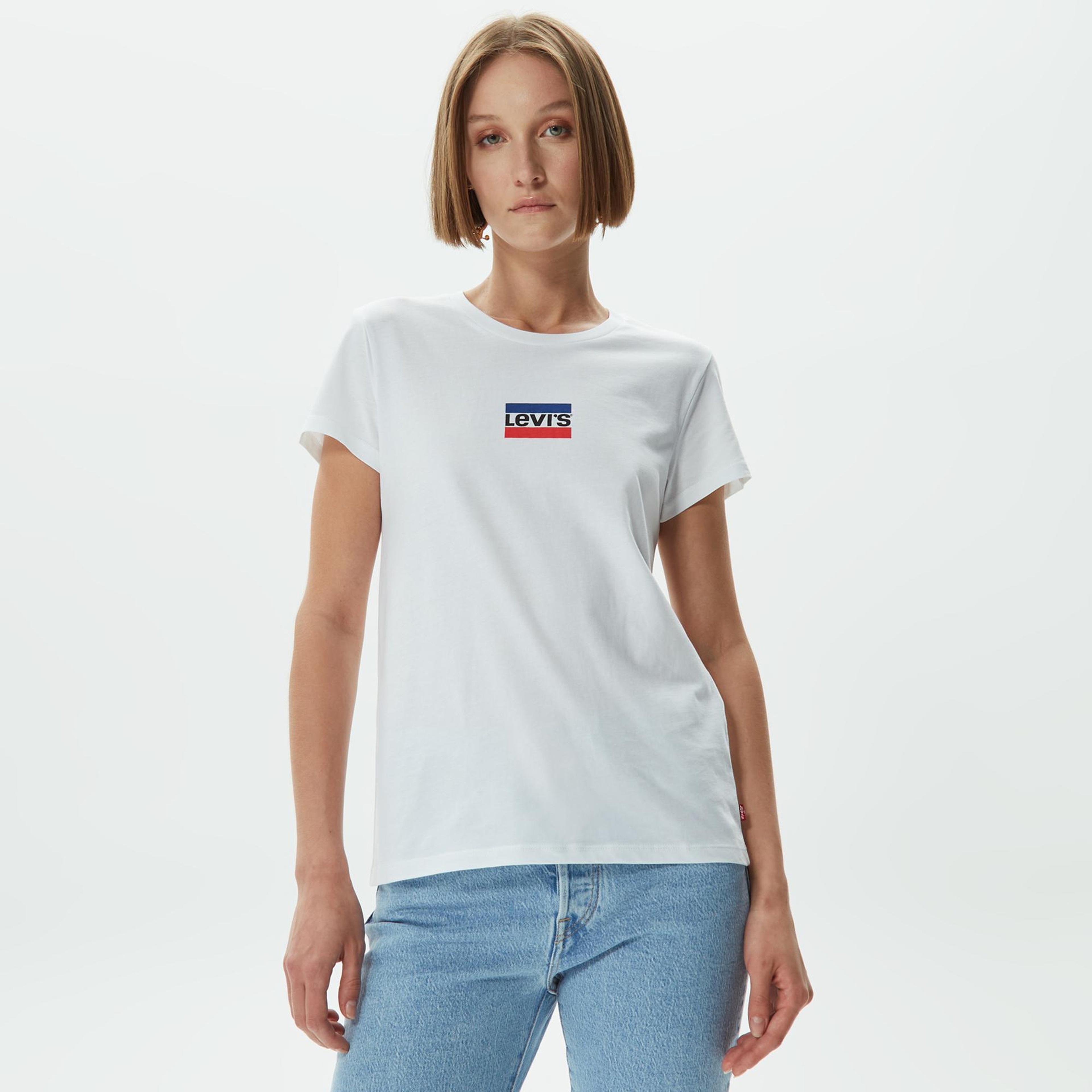 Levi's Lse The Perfect Kadın Beyaz T-Shirt