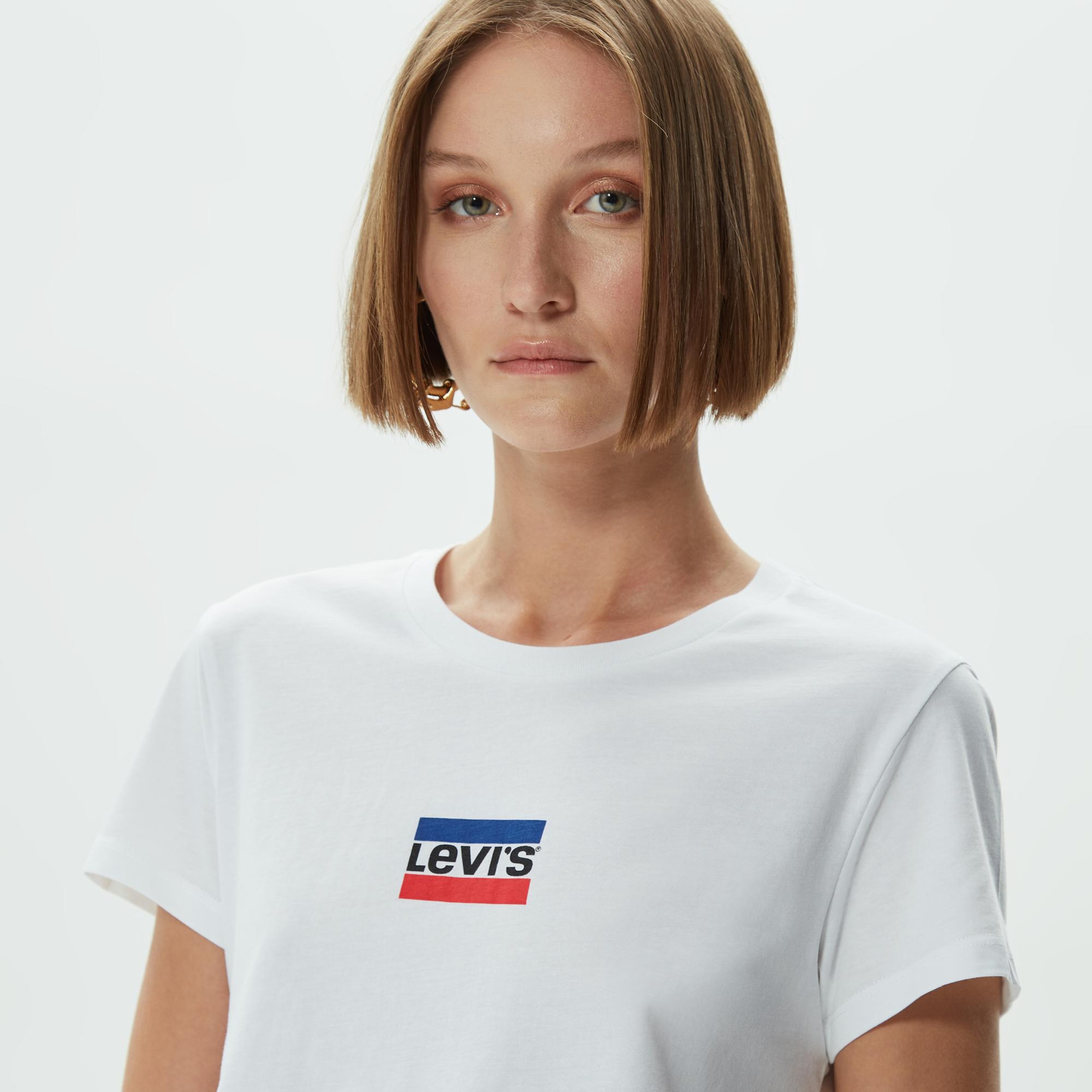 Levi's Lse The Perfect Kadın Beyaz T-Shirt