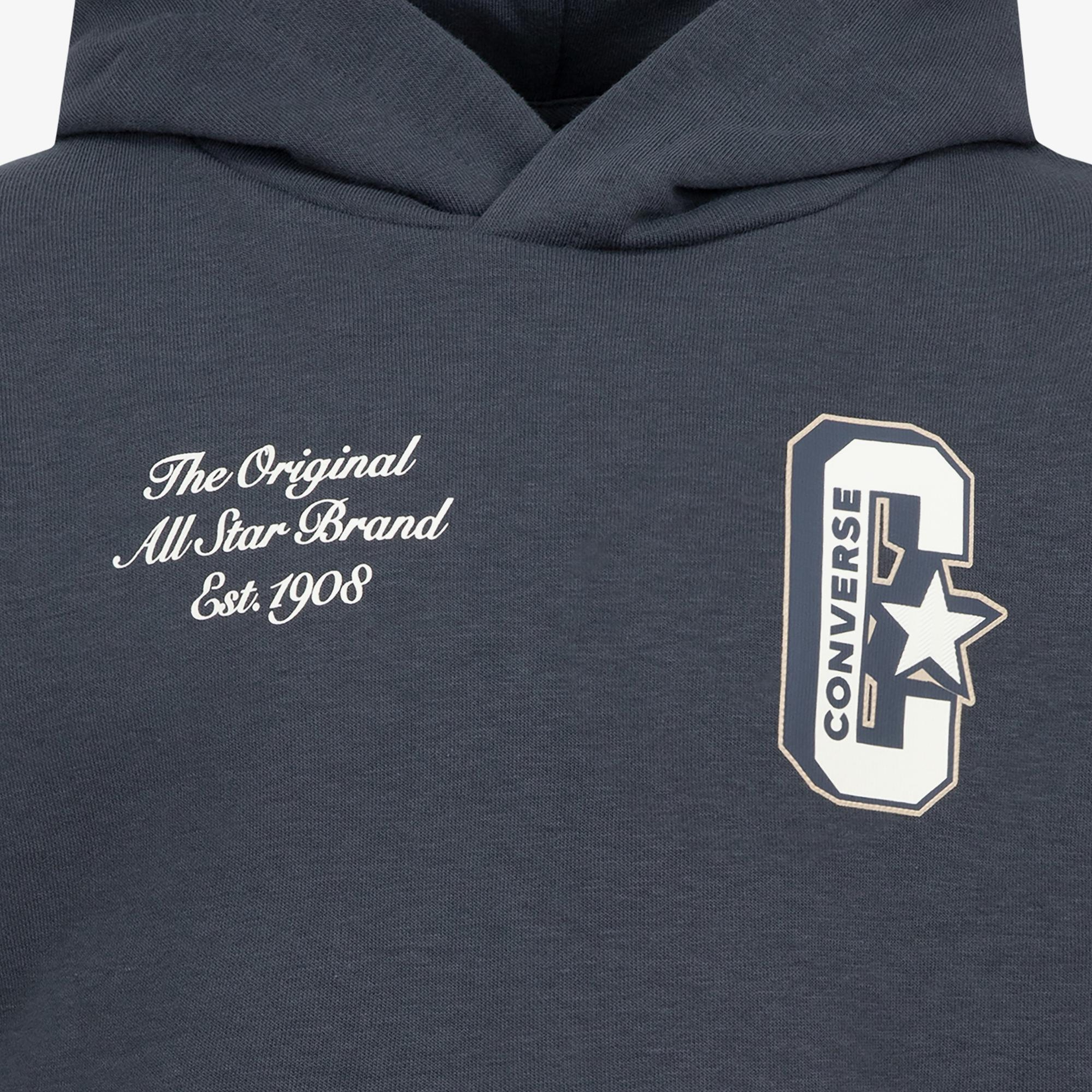 Converse Retro Varsity Çocuk Antrasit Sweatshirt