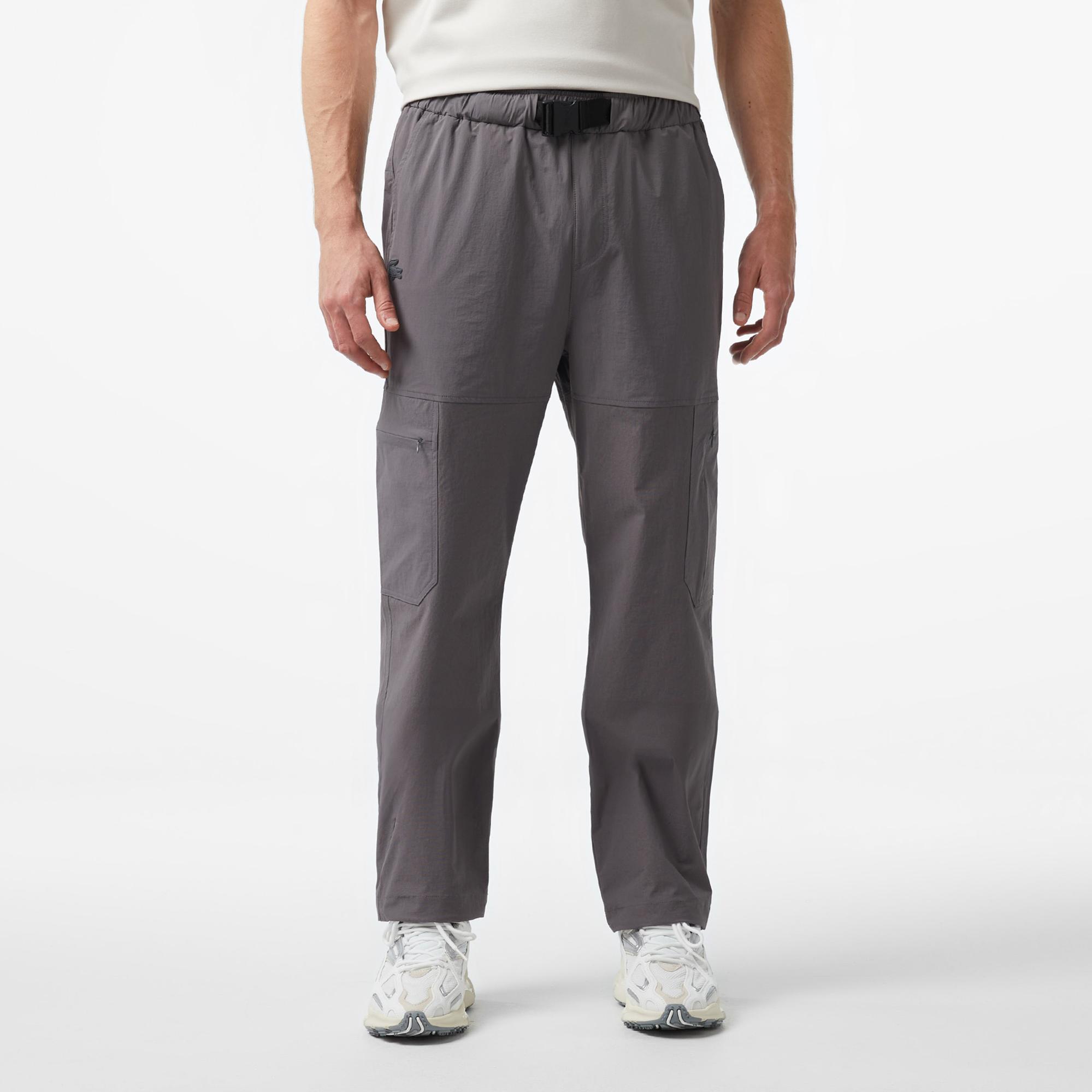 Lacoste x House of SuperStep Erkek Siyah Pantolon