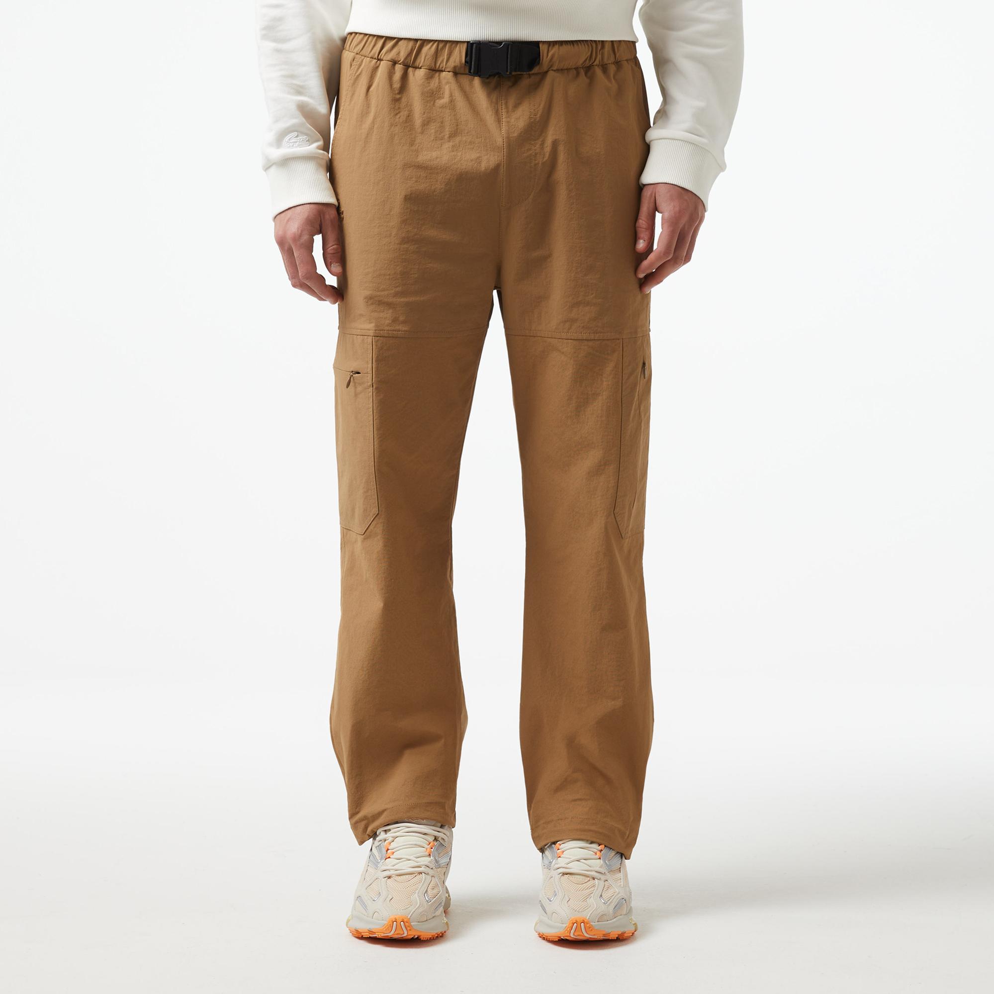 Lacoste x House of SuperStep Erkek Kahverengi Pantolon