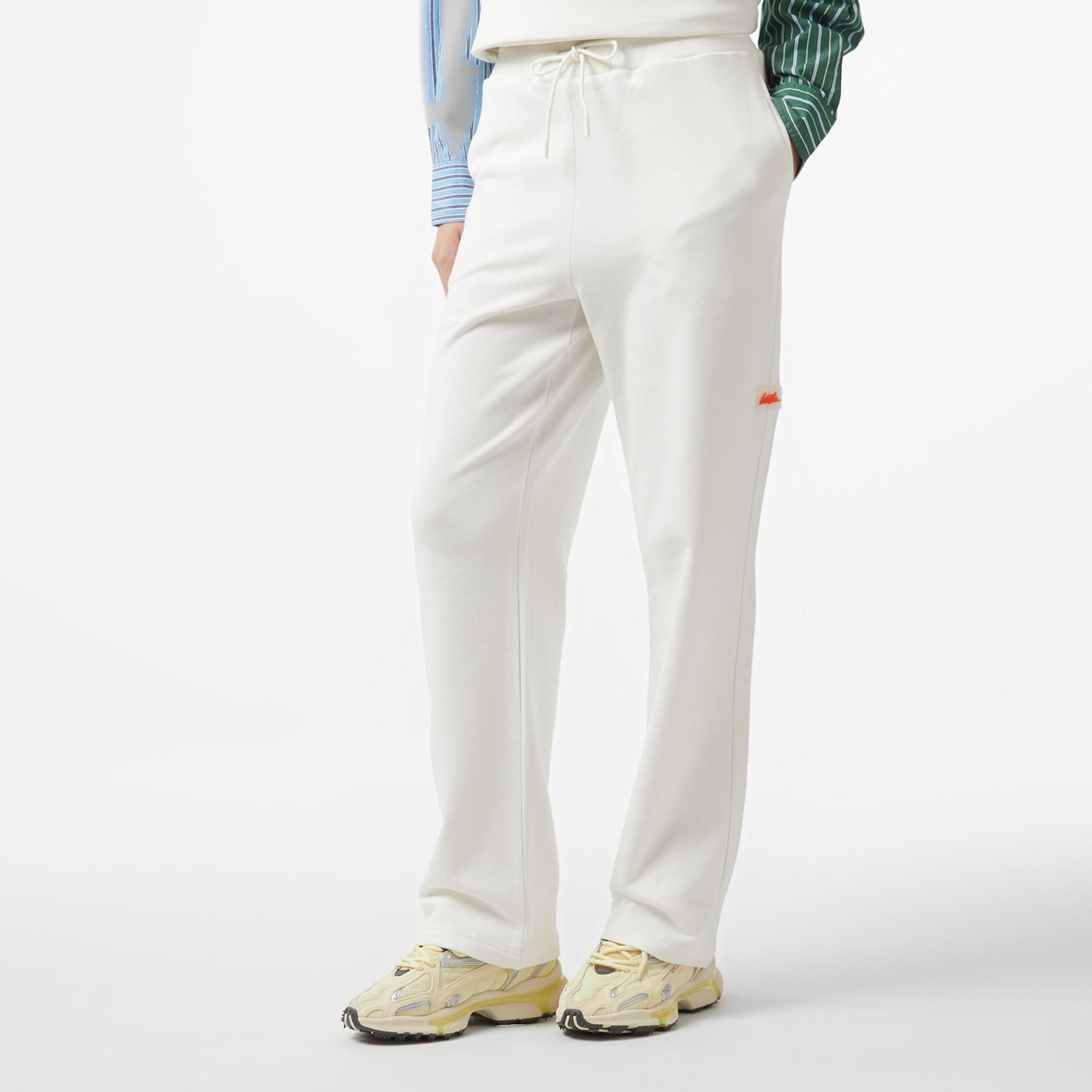 Lacoste x House of SuperStep Kadın Krem Eşofman Altı