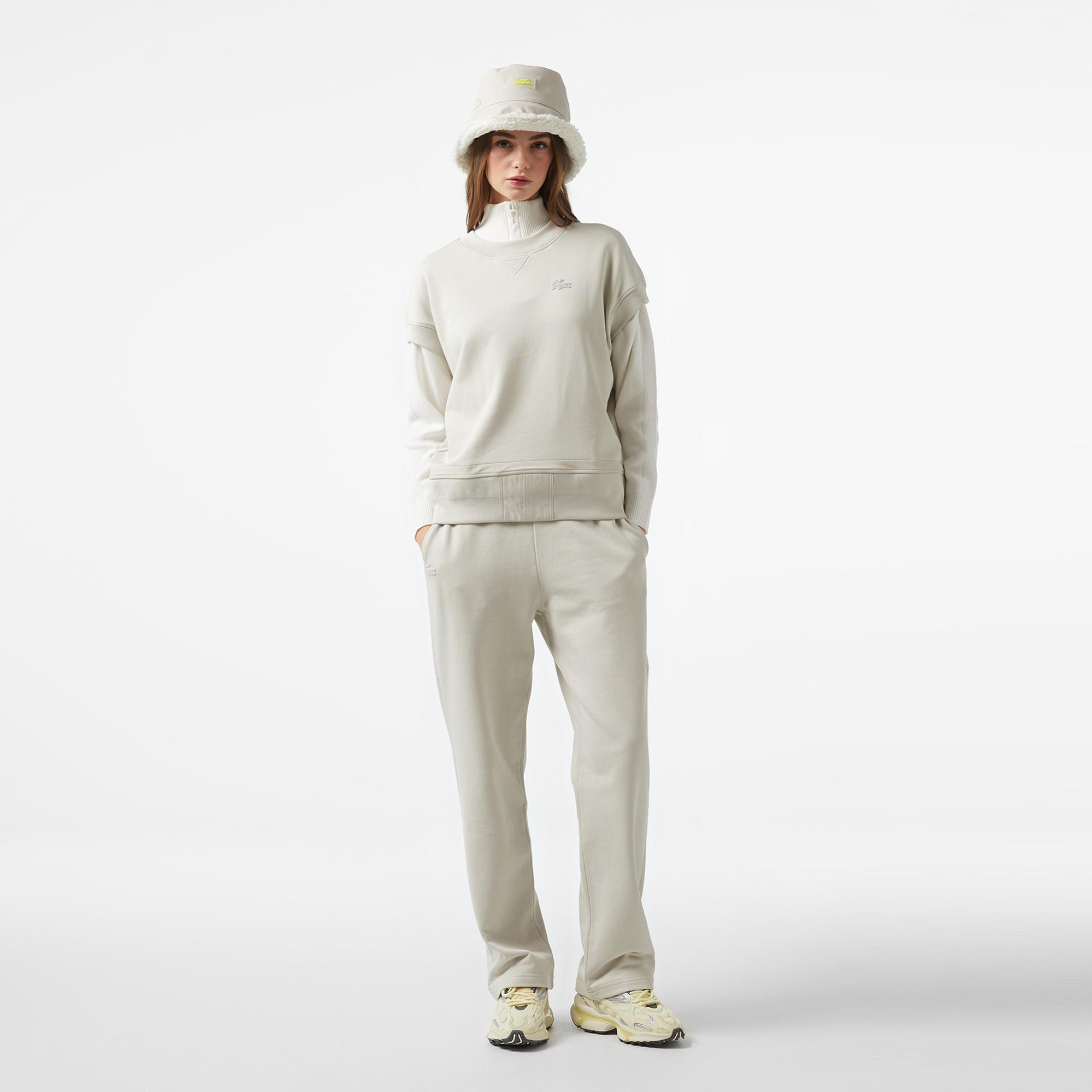Lacoste x House of SuperStep Kadın Gri Eşofman Altı