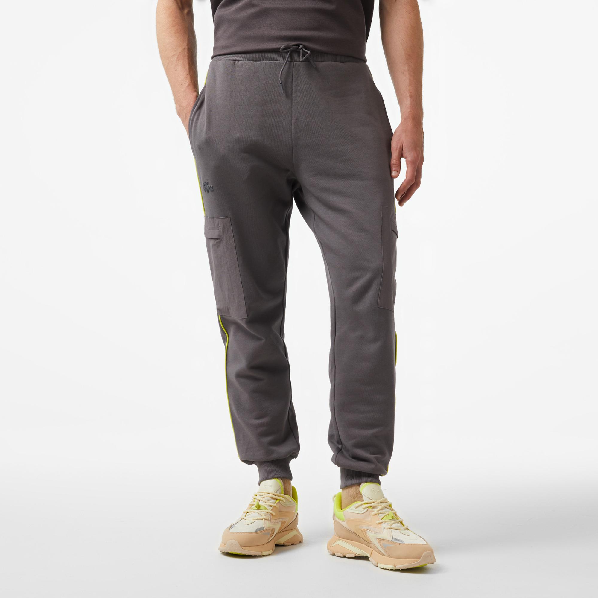 Lacoste x House of SuperStep Erkek Siyah Eşofman Altı