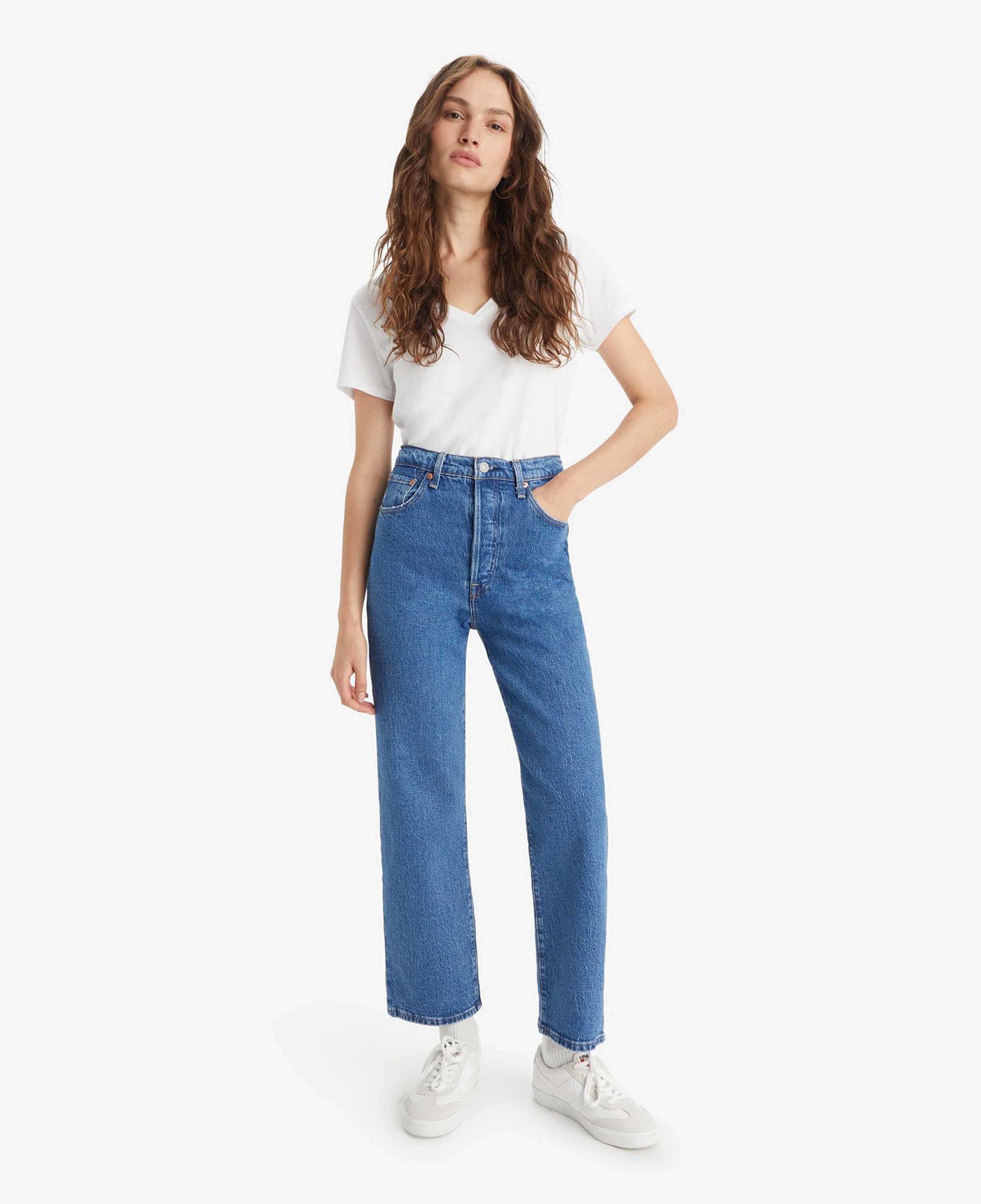 Levi's Ribcage Straight Jazz Pop Kadın Mavi Jean