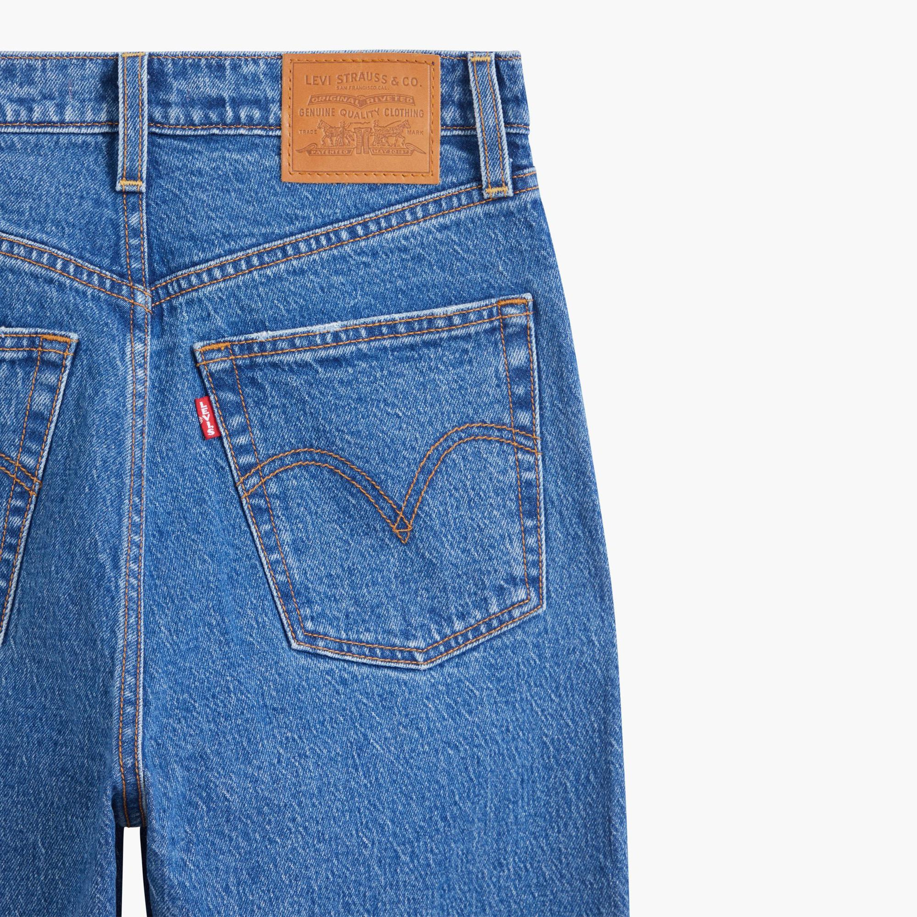 Levi's Ribcage Straight Jazz Pop Kadın Mavi Jean