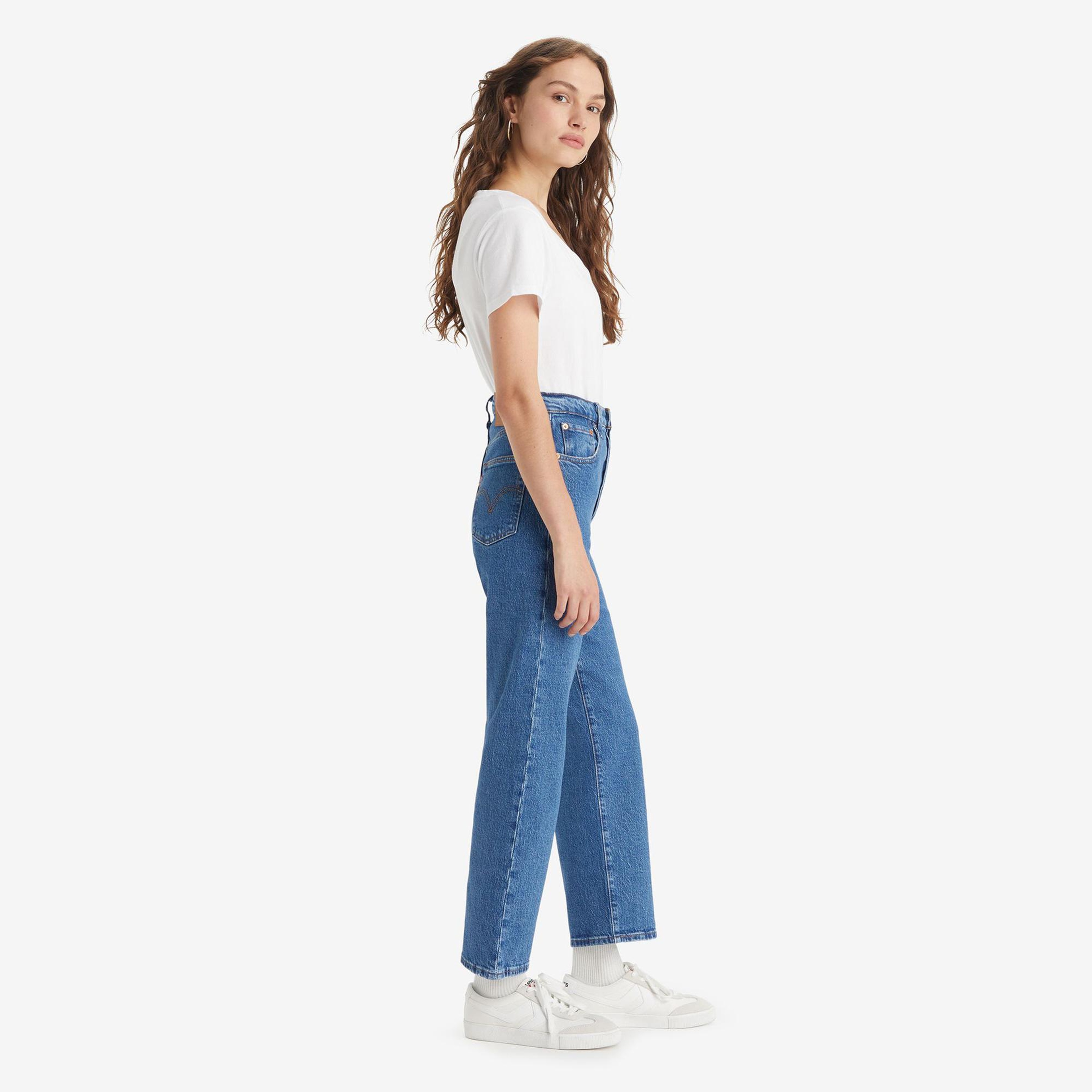 Levi's Ribcage Straight Jazz Pop Kadın Mavi Jean