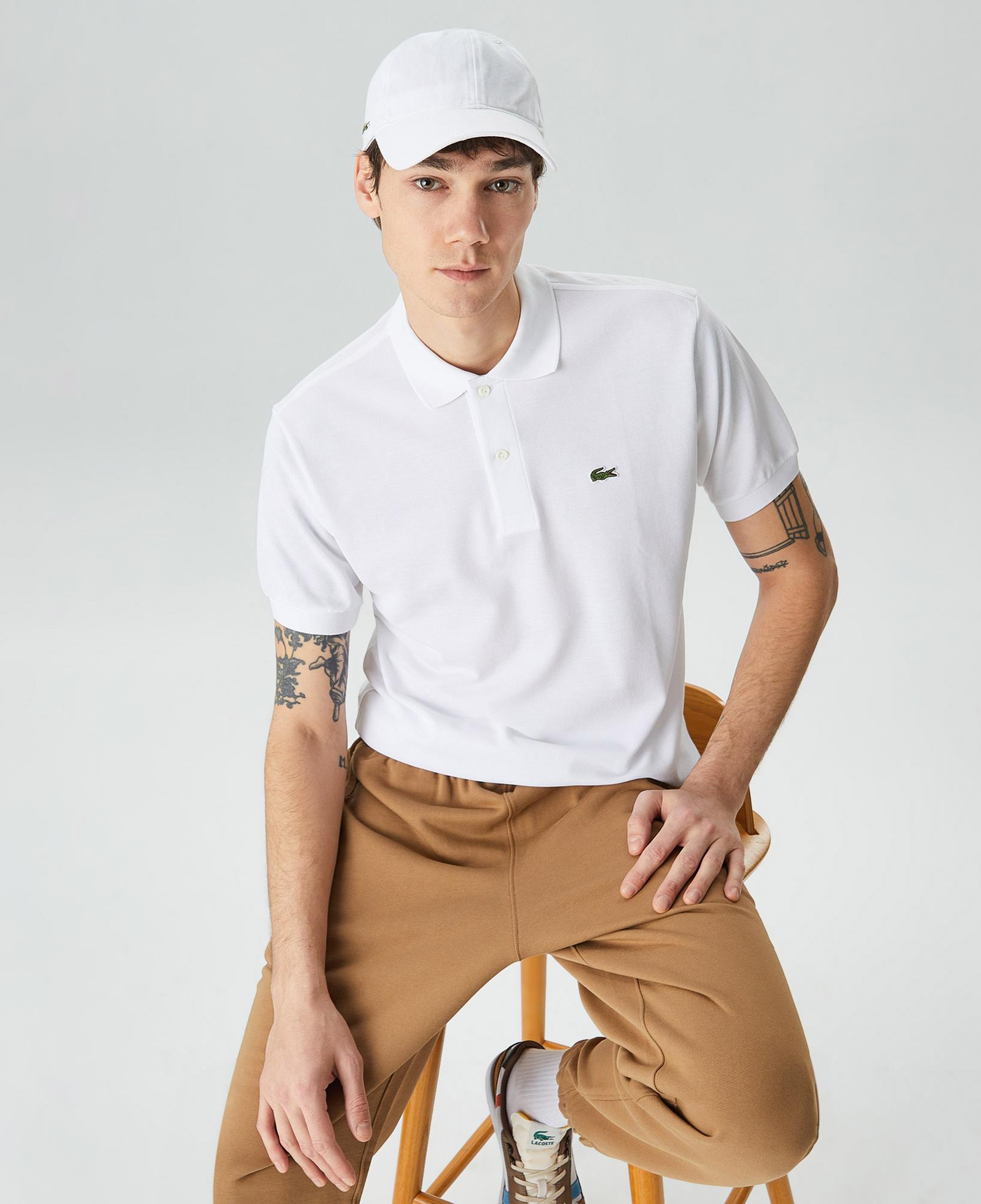 Lacoste L.12.12 Erkek Classic Fit Beyaz Polo