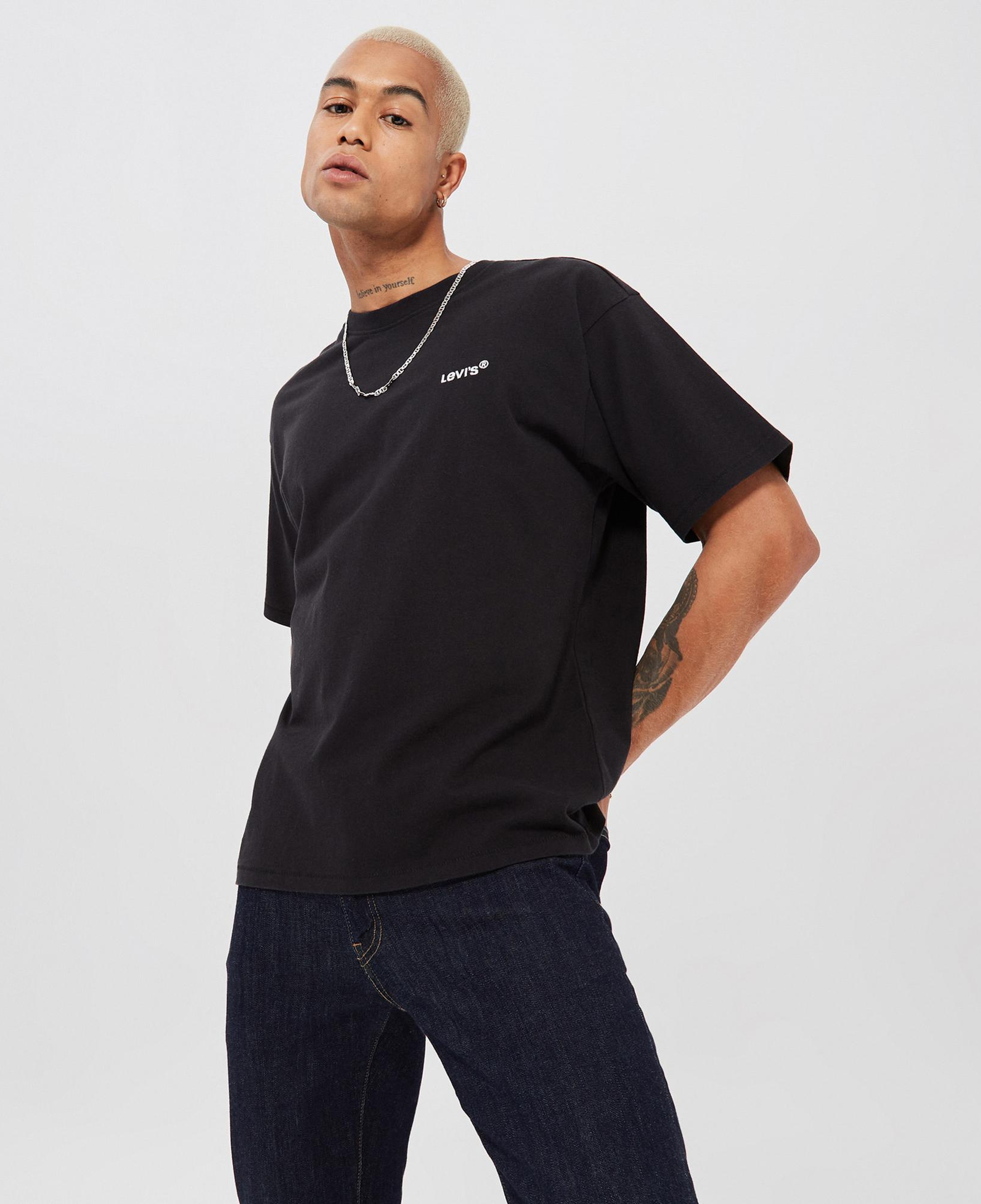 Levi's Red Tab Vintage Light Mist Heather Erkek Siyah T-Shirt