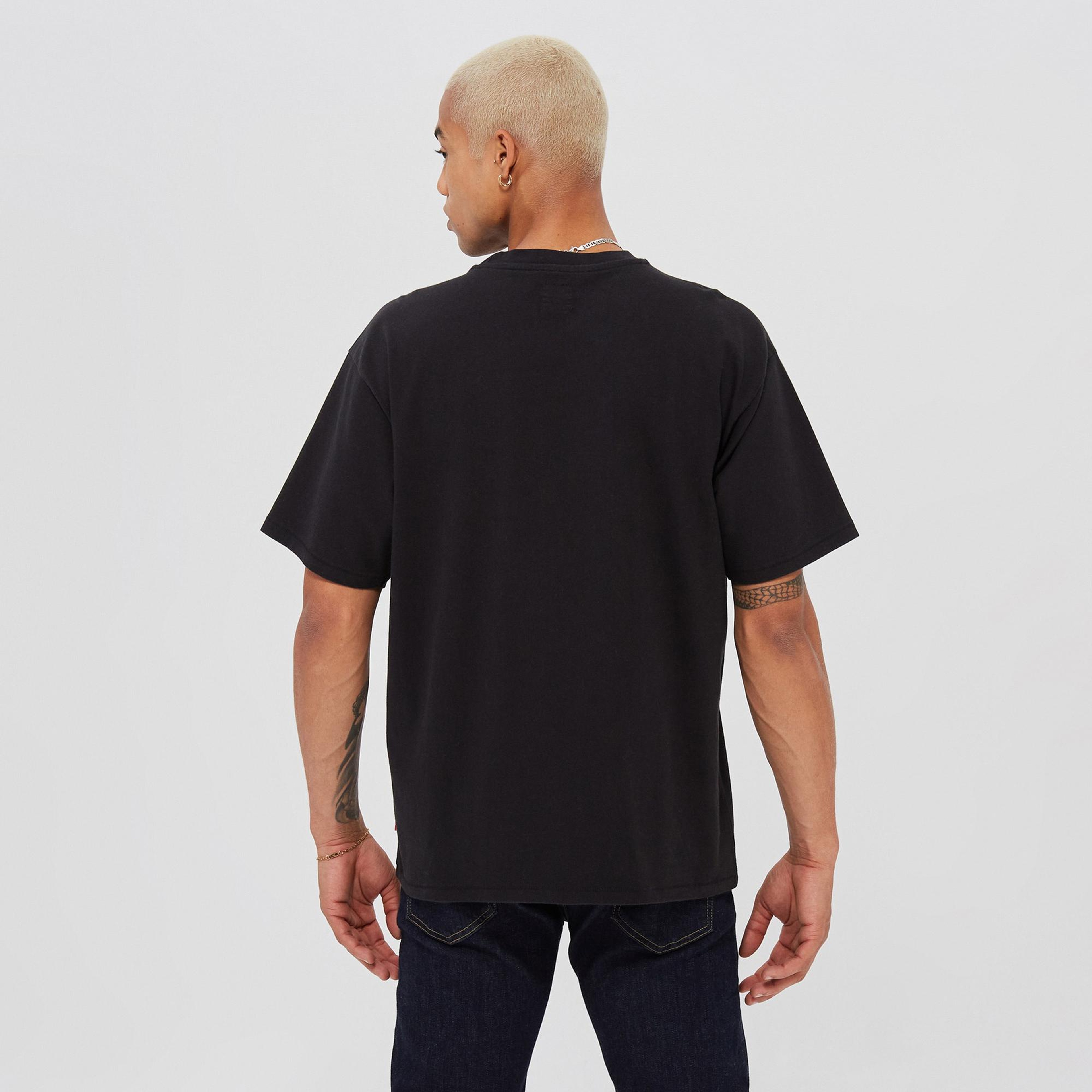 Levi's Red Tab Vintage Light Mist Heather Erkek Siyah T-Shirt