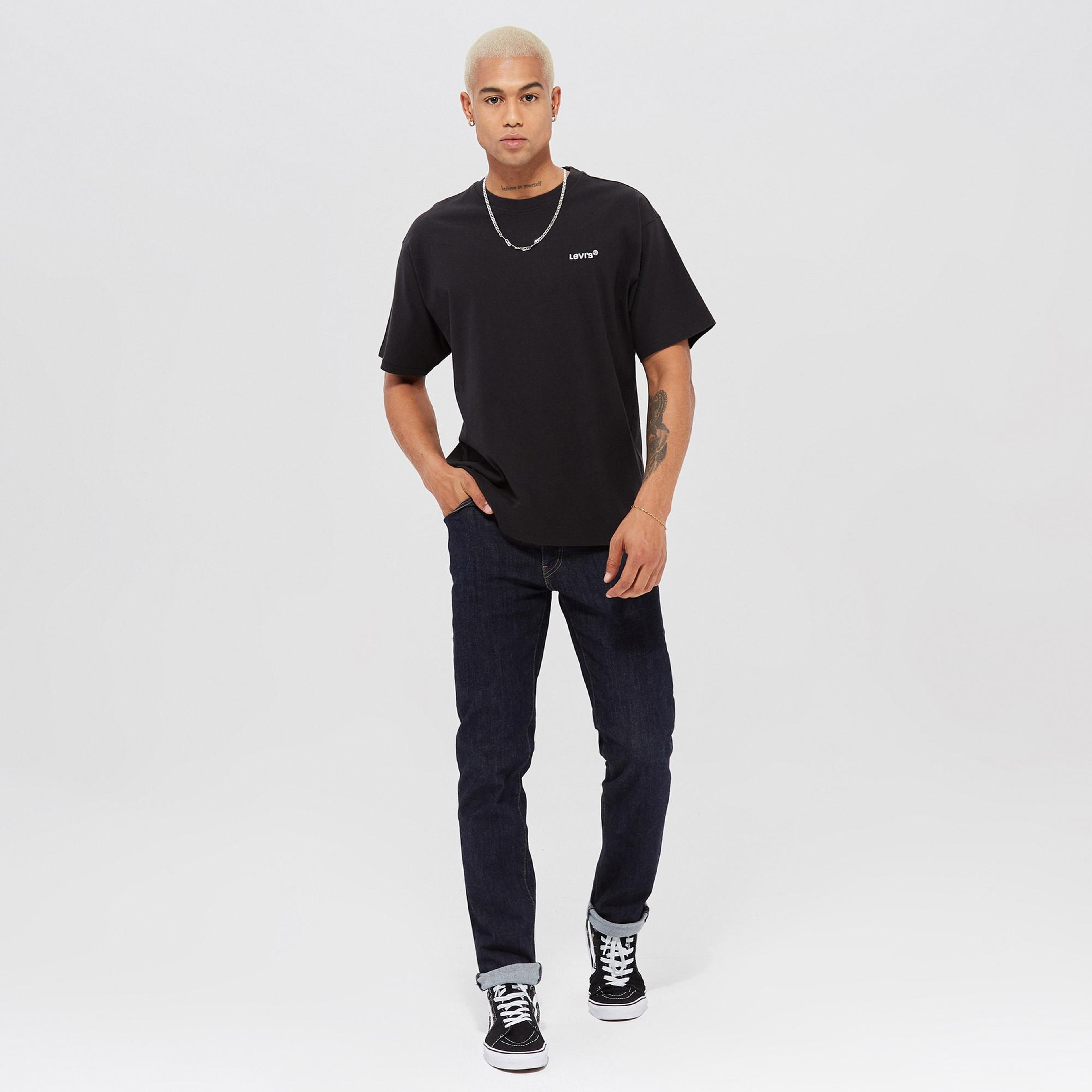 Levi's Red Tab Vintage Light Mist Heather Erkek Siyah T-Shirt