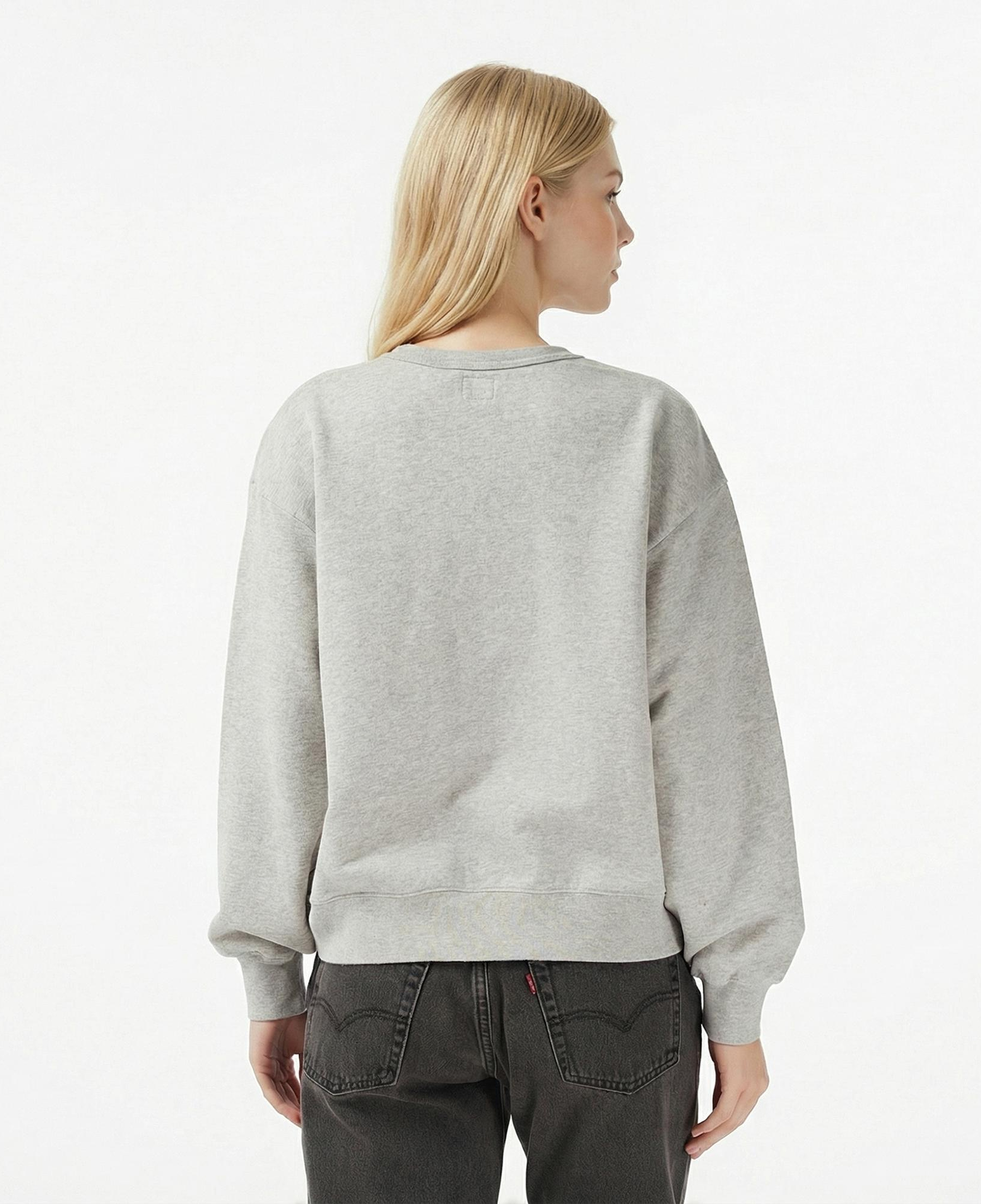 Levi'S Iconic Heritage Kadın Gri Sweatshirt