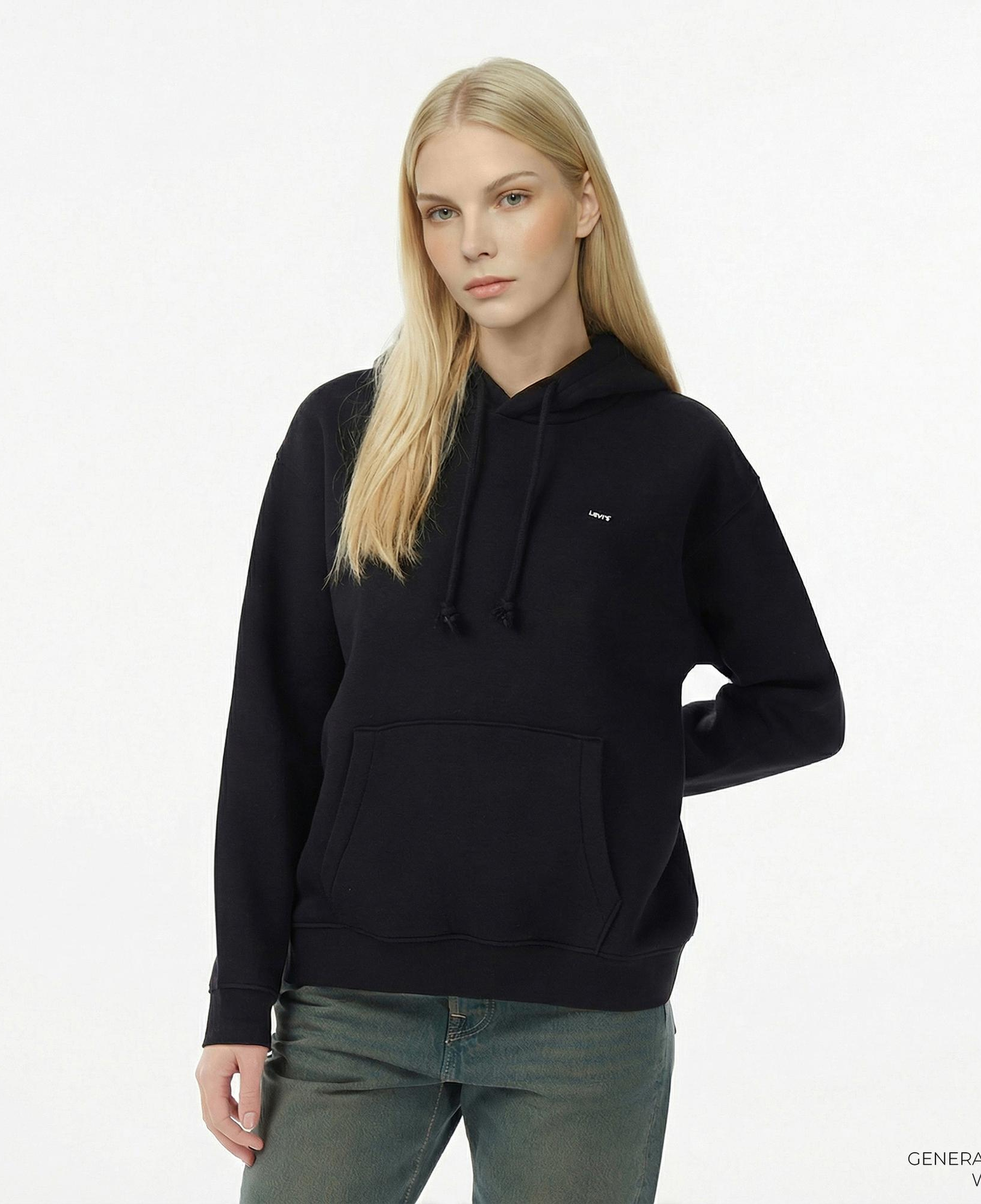 Levi'S Everyday Caviar Kadın Siyah Sweatshirt
