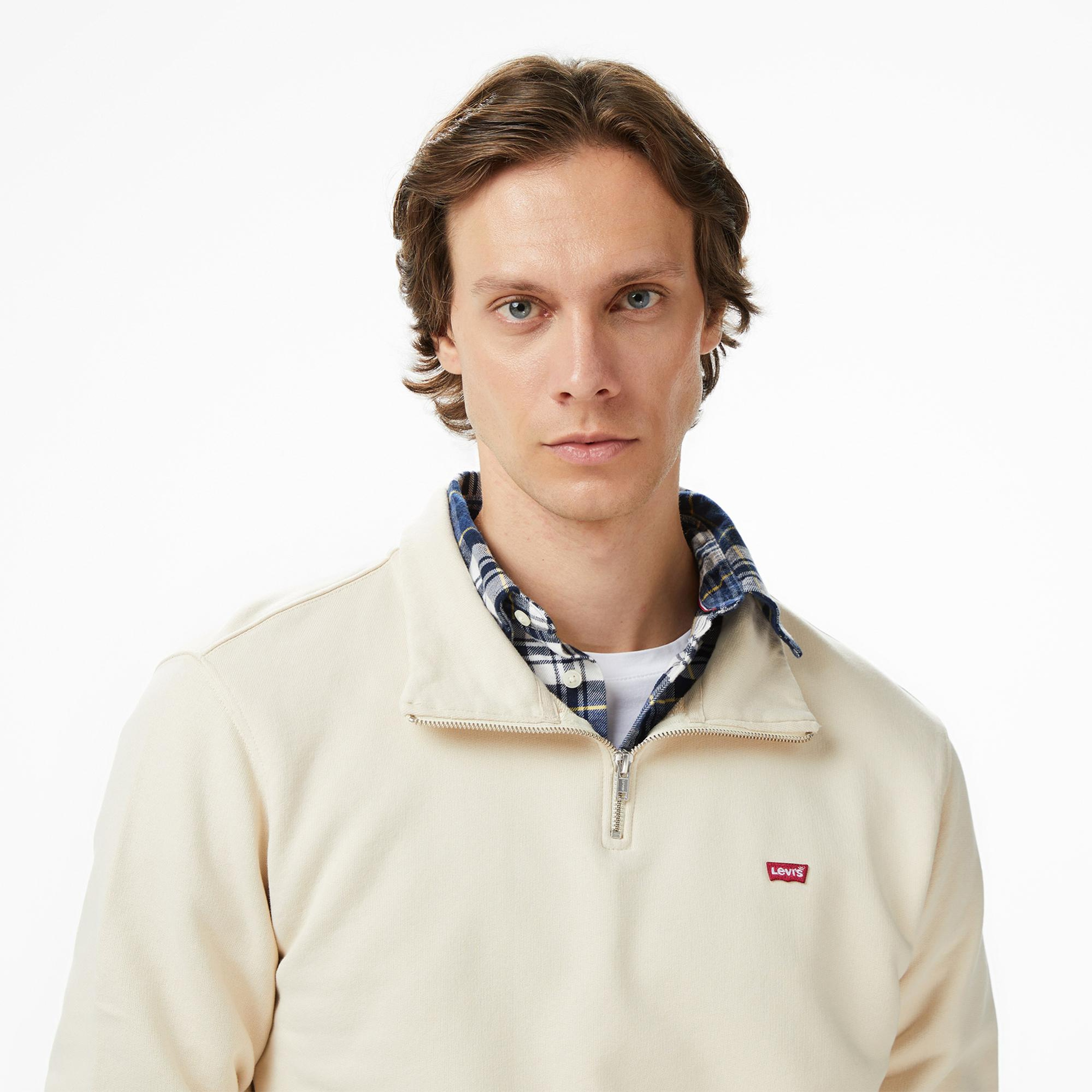 Levi's Original Erkek Krem Sweatshirt