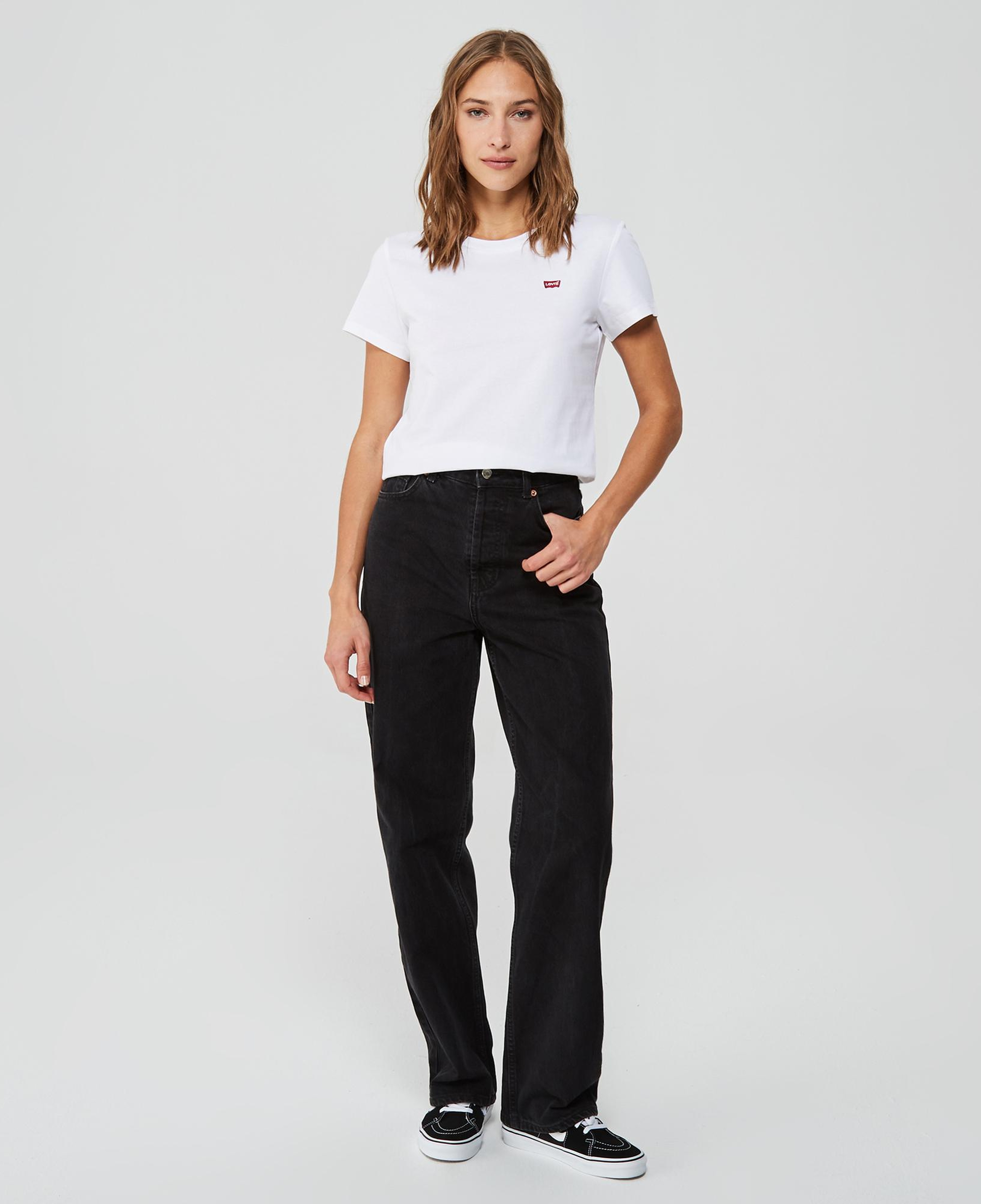 Levi's Perfect Ginger Burnt Stripe Kadın Beyaz T-Shirt