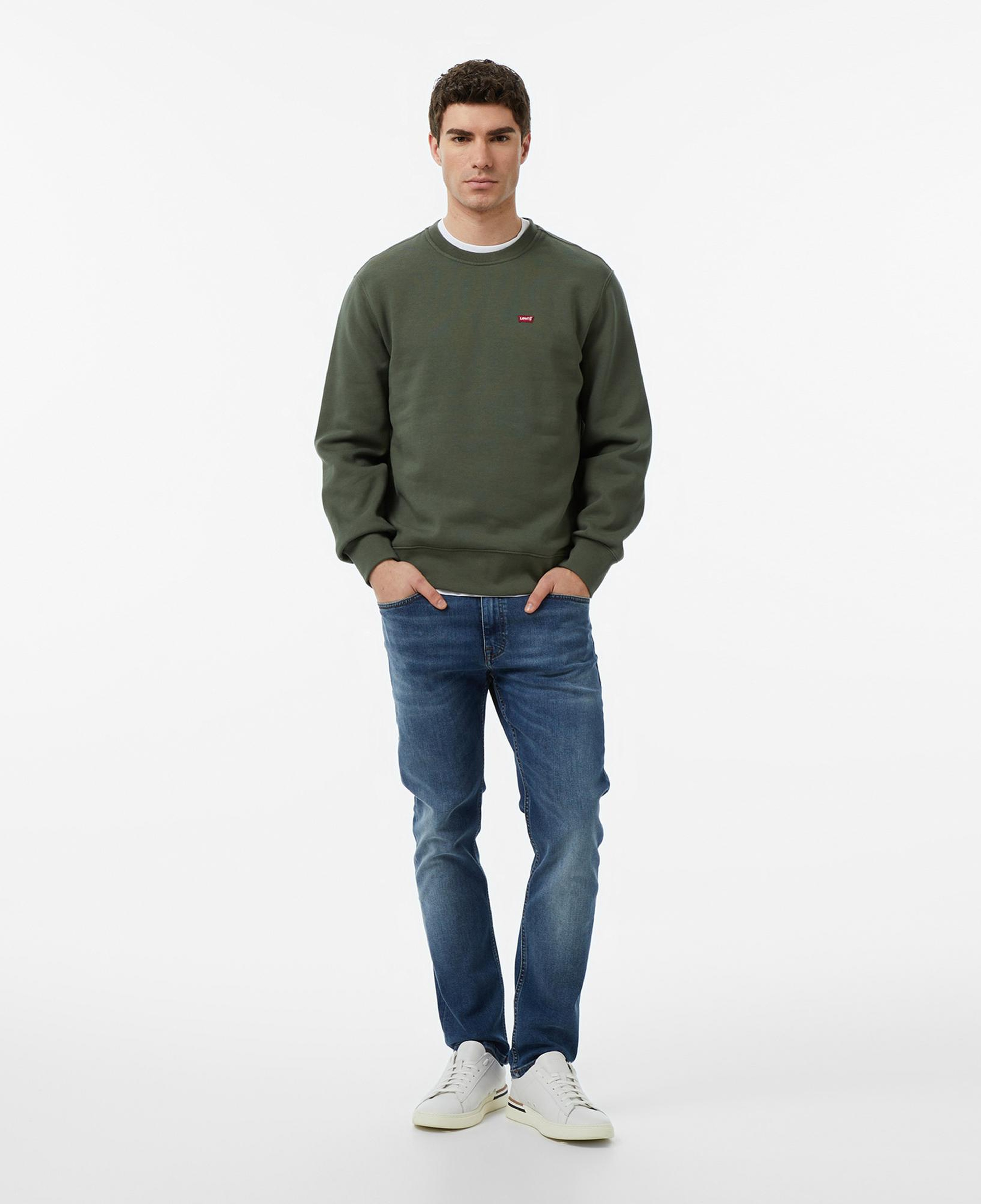 Levi's Core Crew Thyme Erkek Yeşil Sweatshirt