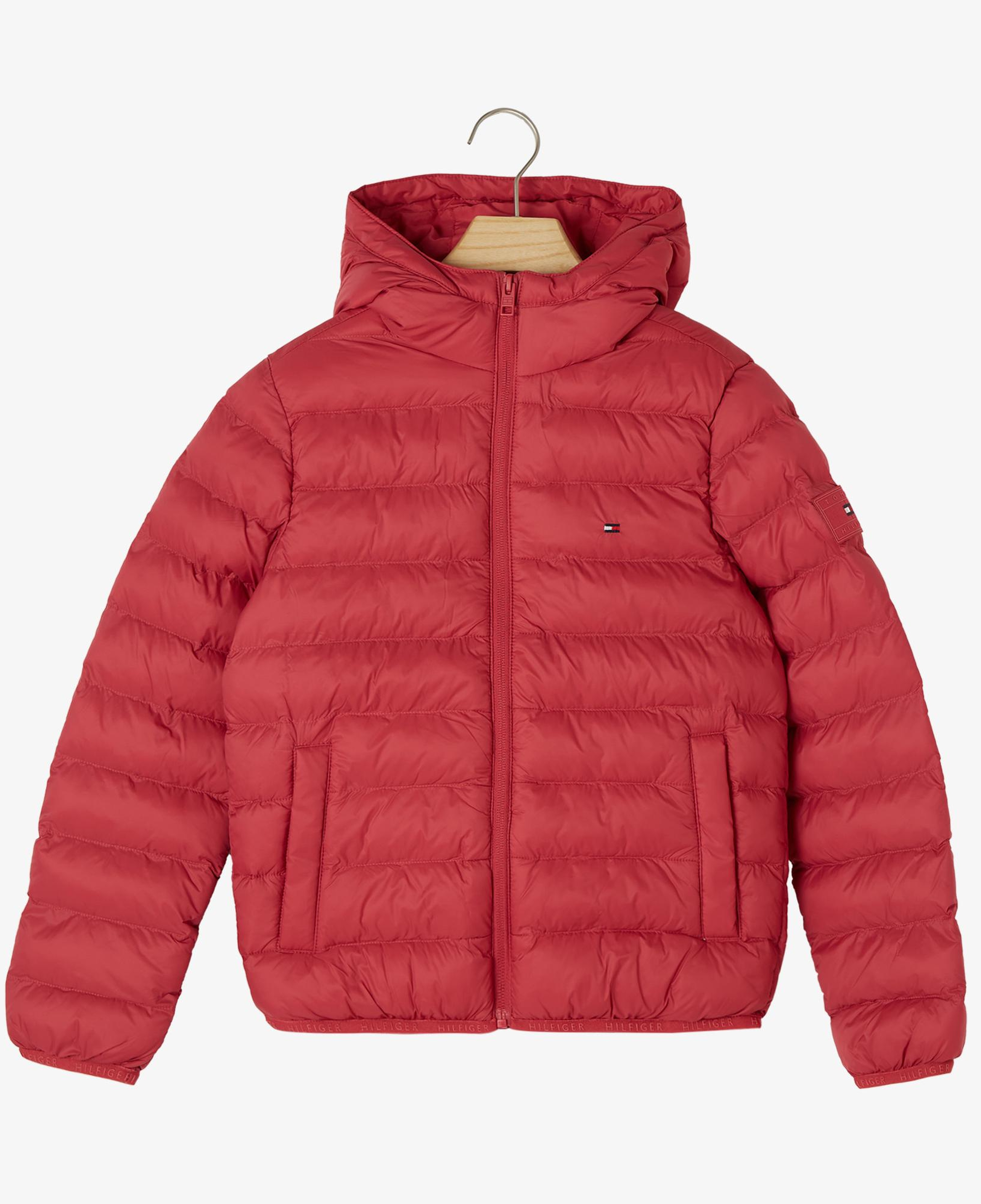 Tommy Hilfiger Lightweight Çocuk Kırmızı Mont