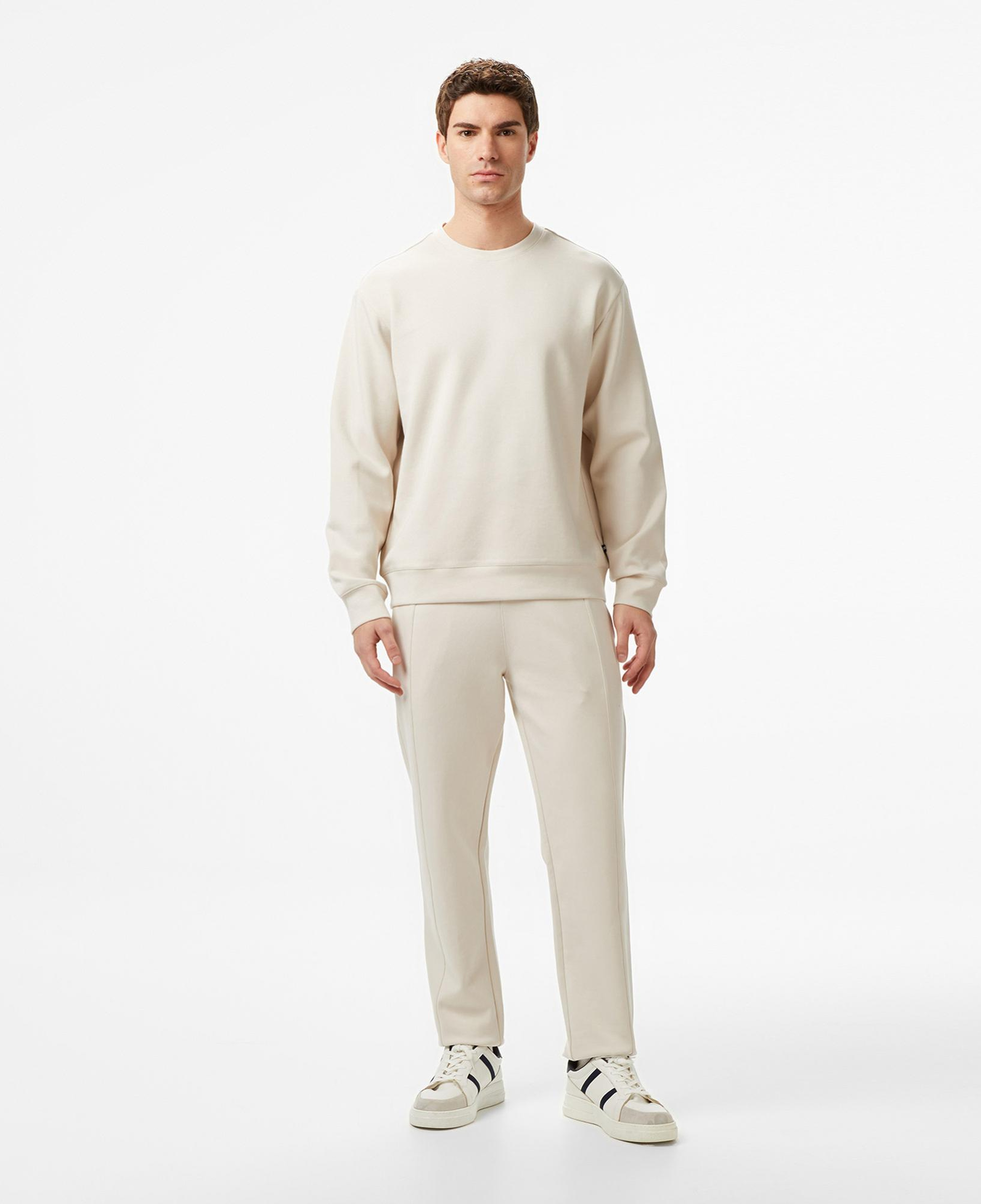 Nautica Erkek Bej Regular Fit Sweatshirt