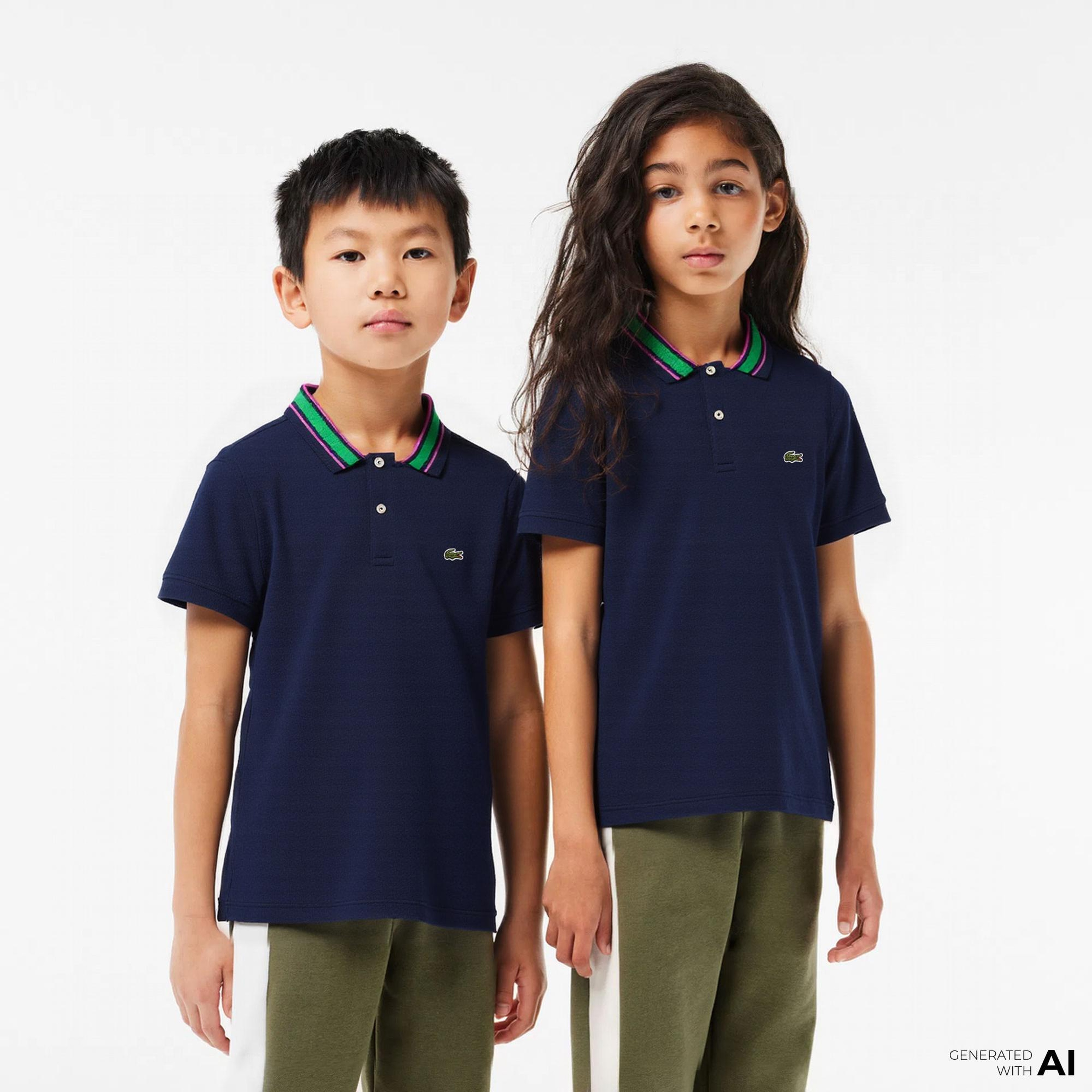 Lacoste Çocuk Lacivert Polo