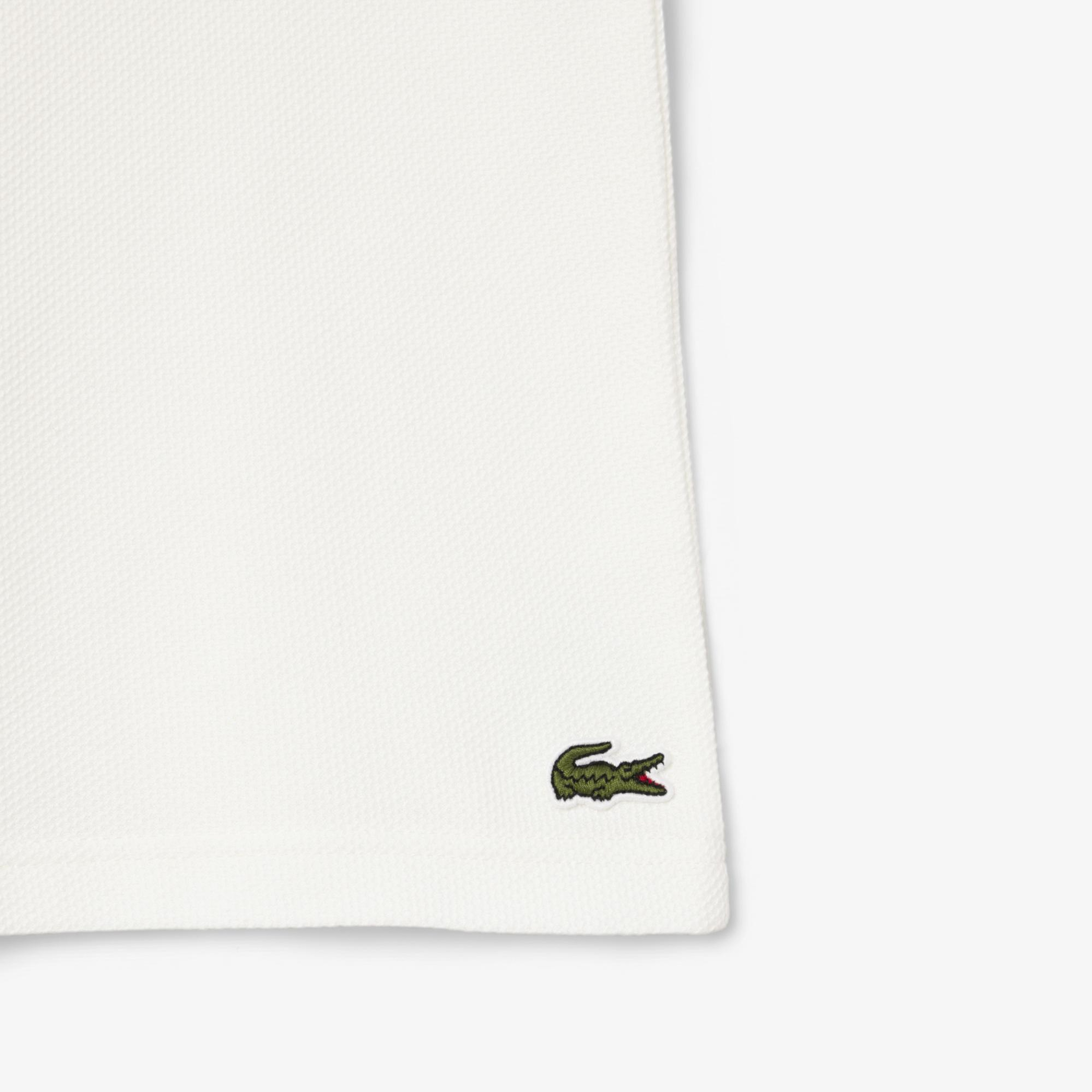 Lacoste Rolland Garros Çocuk Baskılı Beyaz Polo